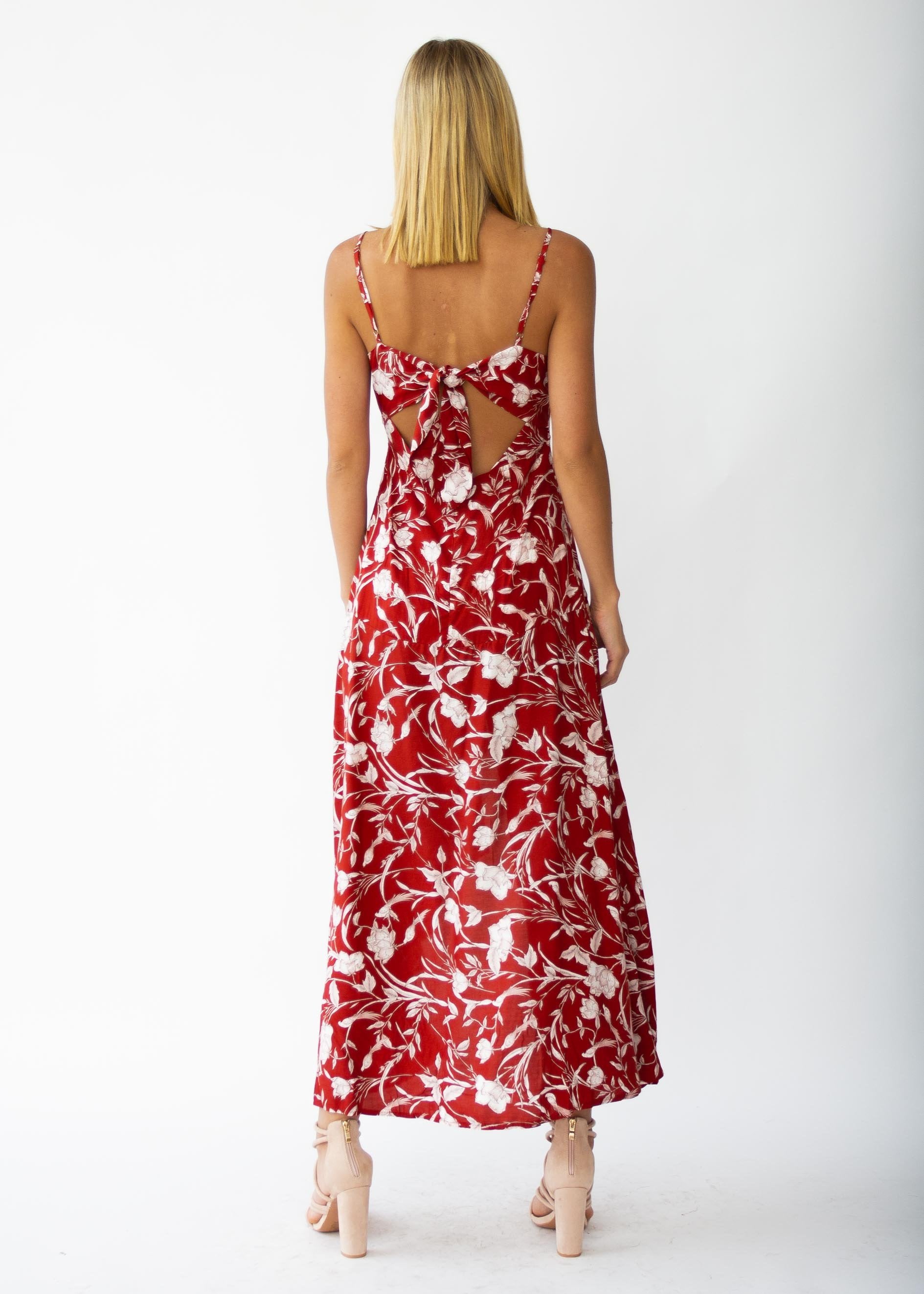 Olive Hi-Lo Midi Dress - Marissa
