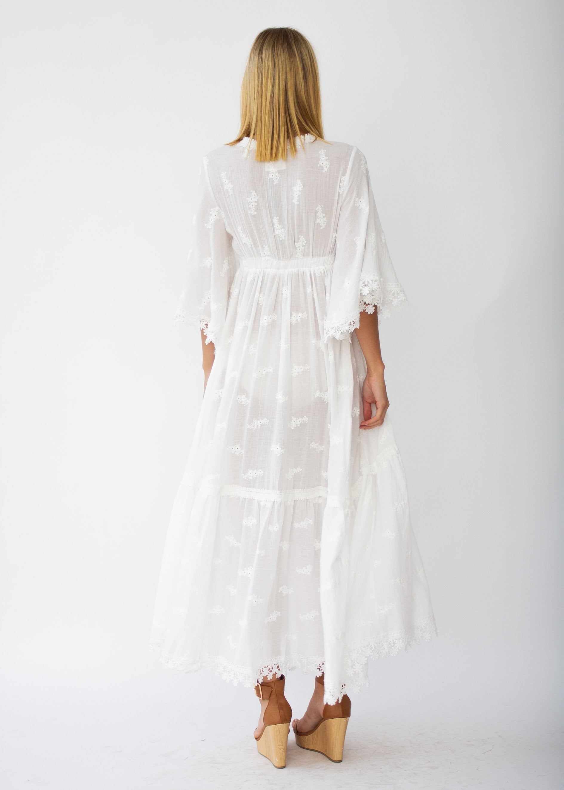 Marisol Maxi Dress	- White