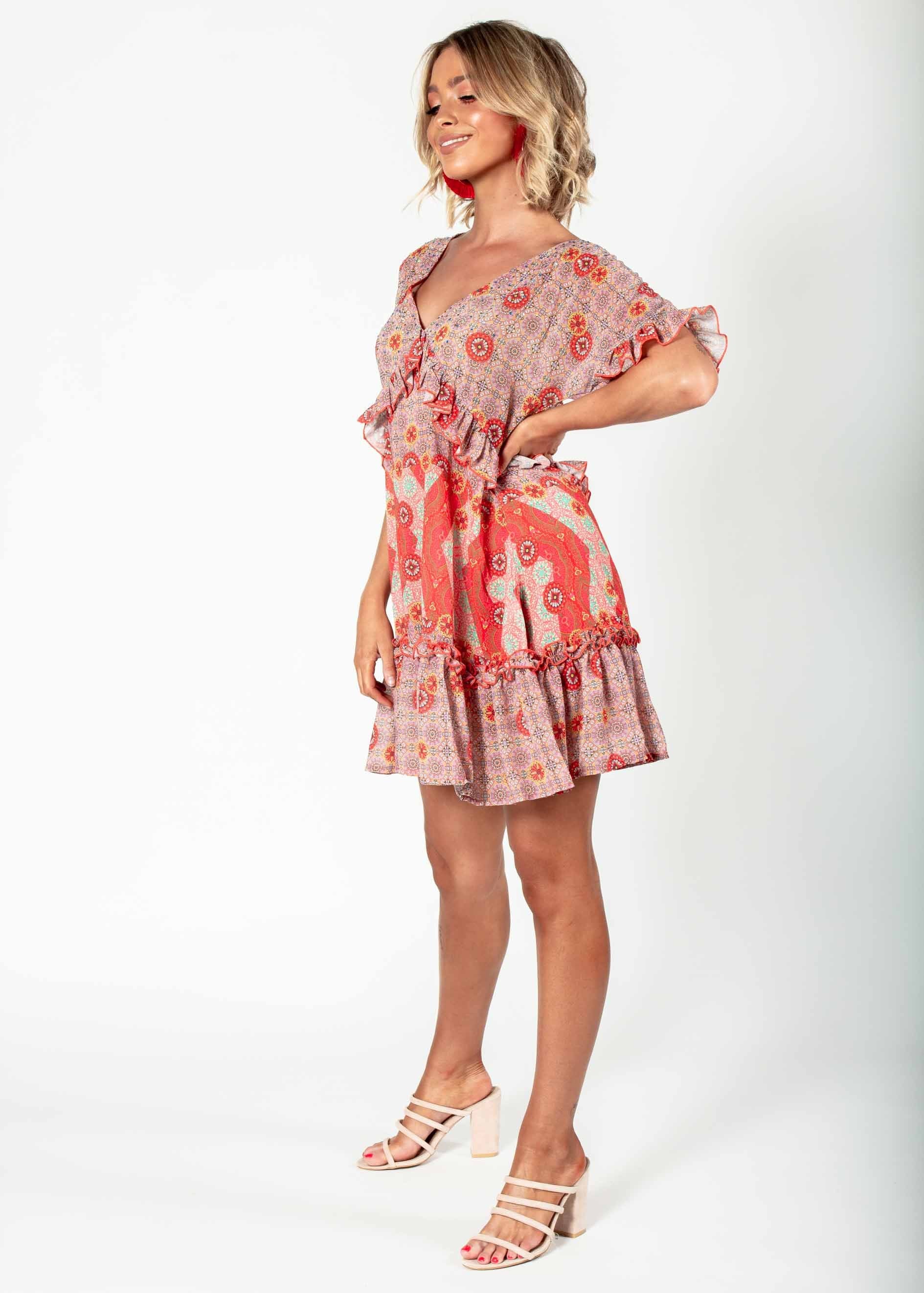 Hold Me Now Dress - Summer Spritz