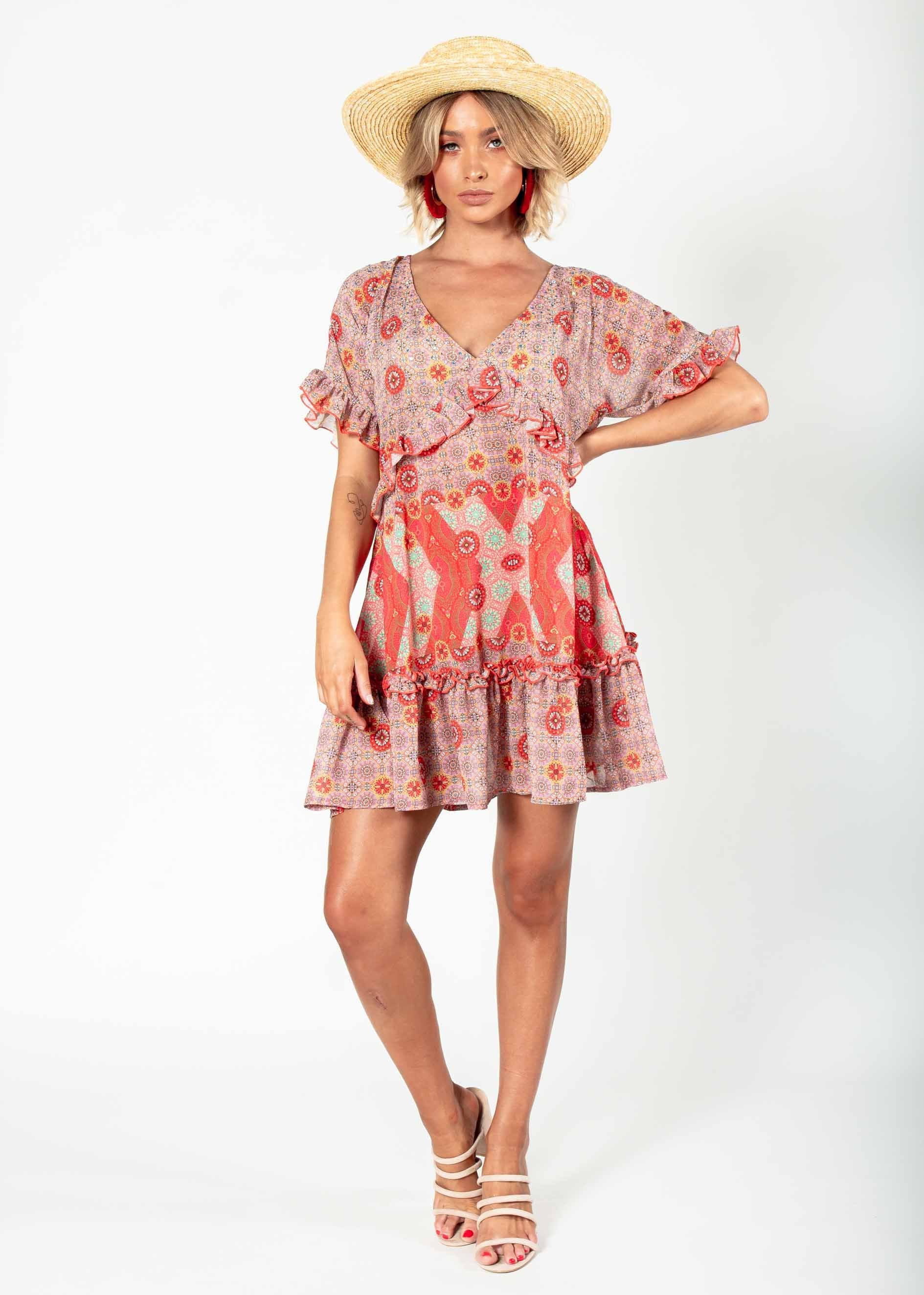 Hold Me Now Dress - Summer Spritz