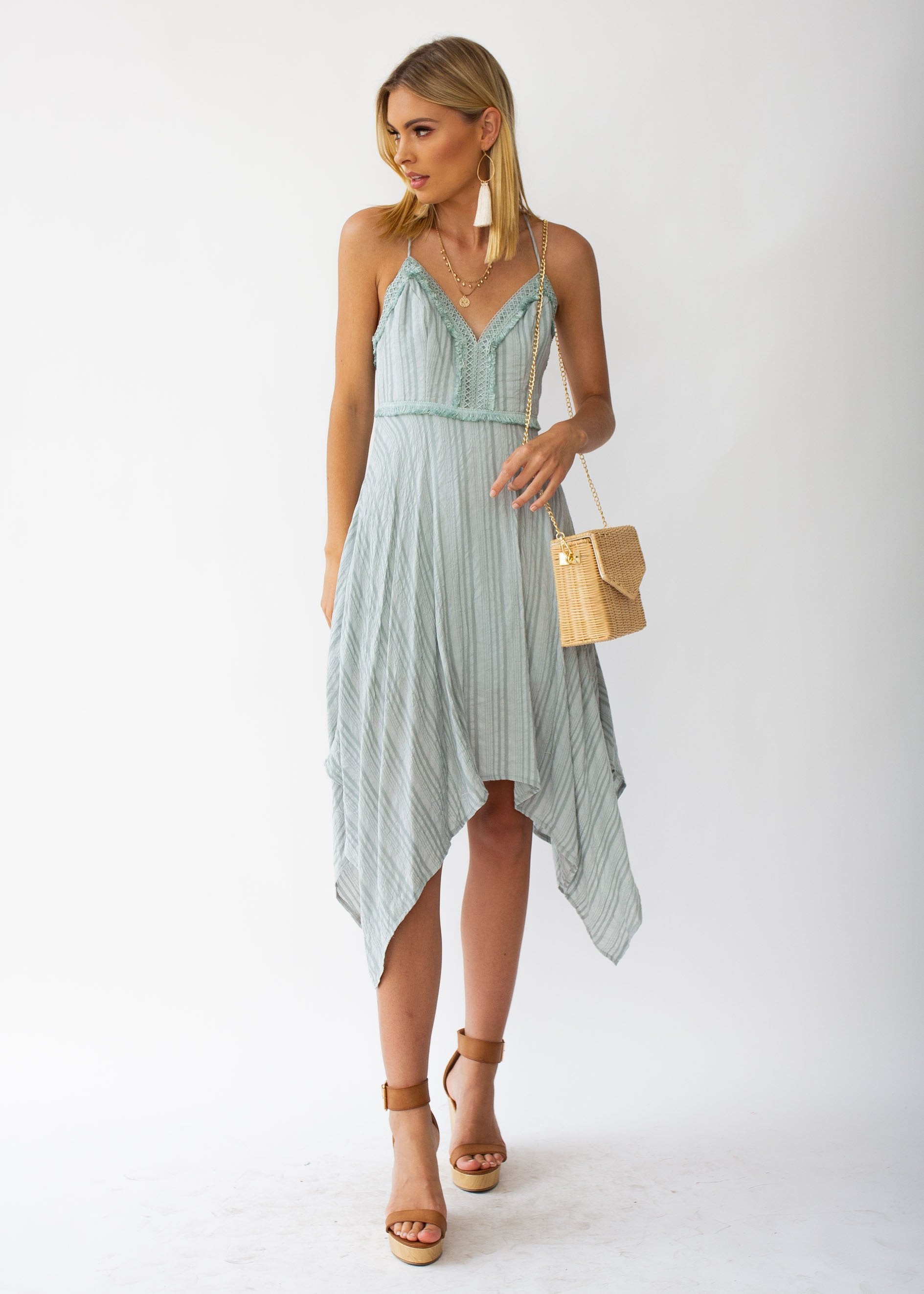 Innika Midi Dress - Sage