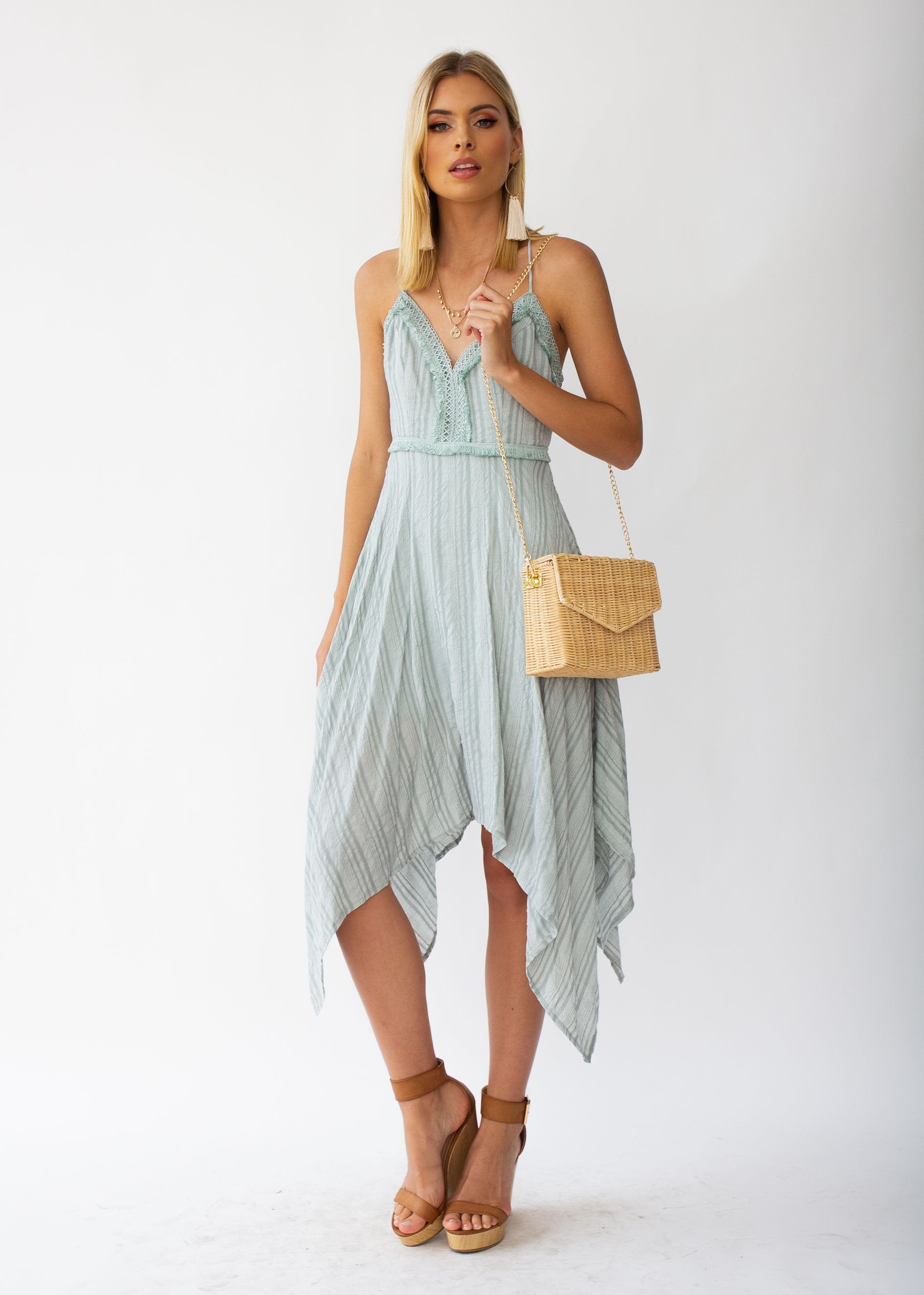 Innika Midi Dress - Sage