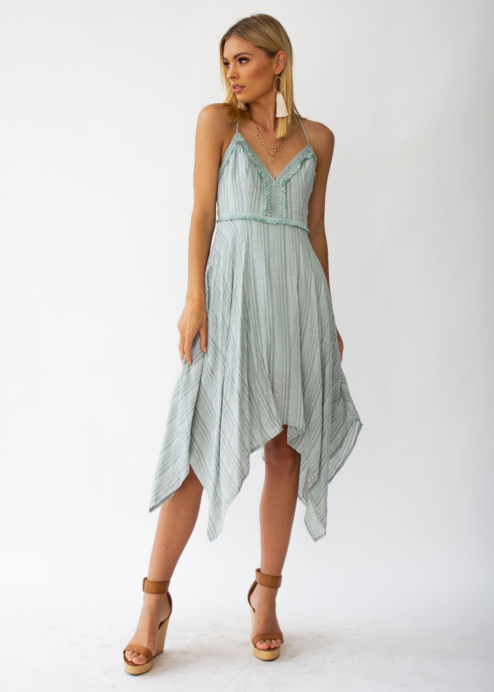 Innika Midi Dress - Sage