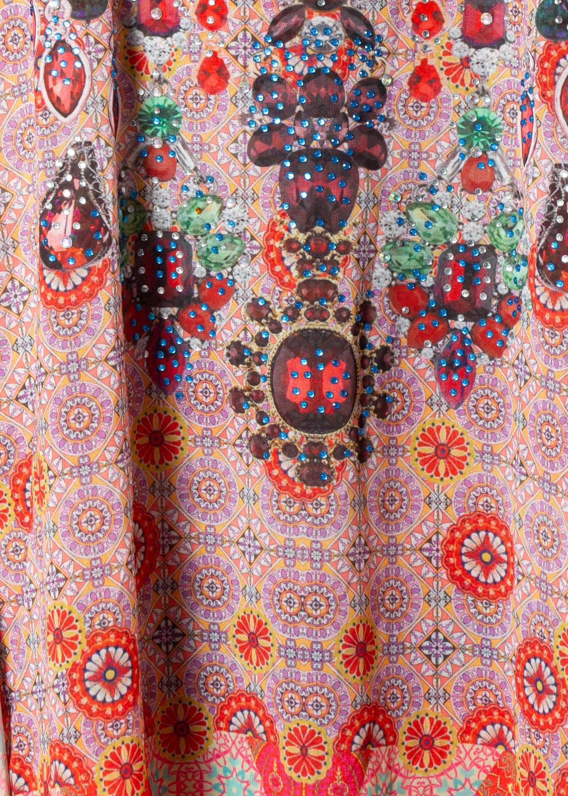 Lost Lotus Chiffon Maxi - Summer Spritz