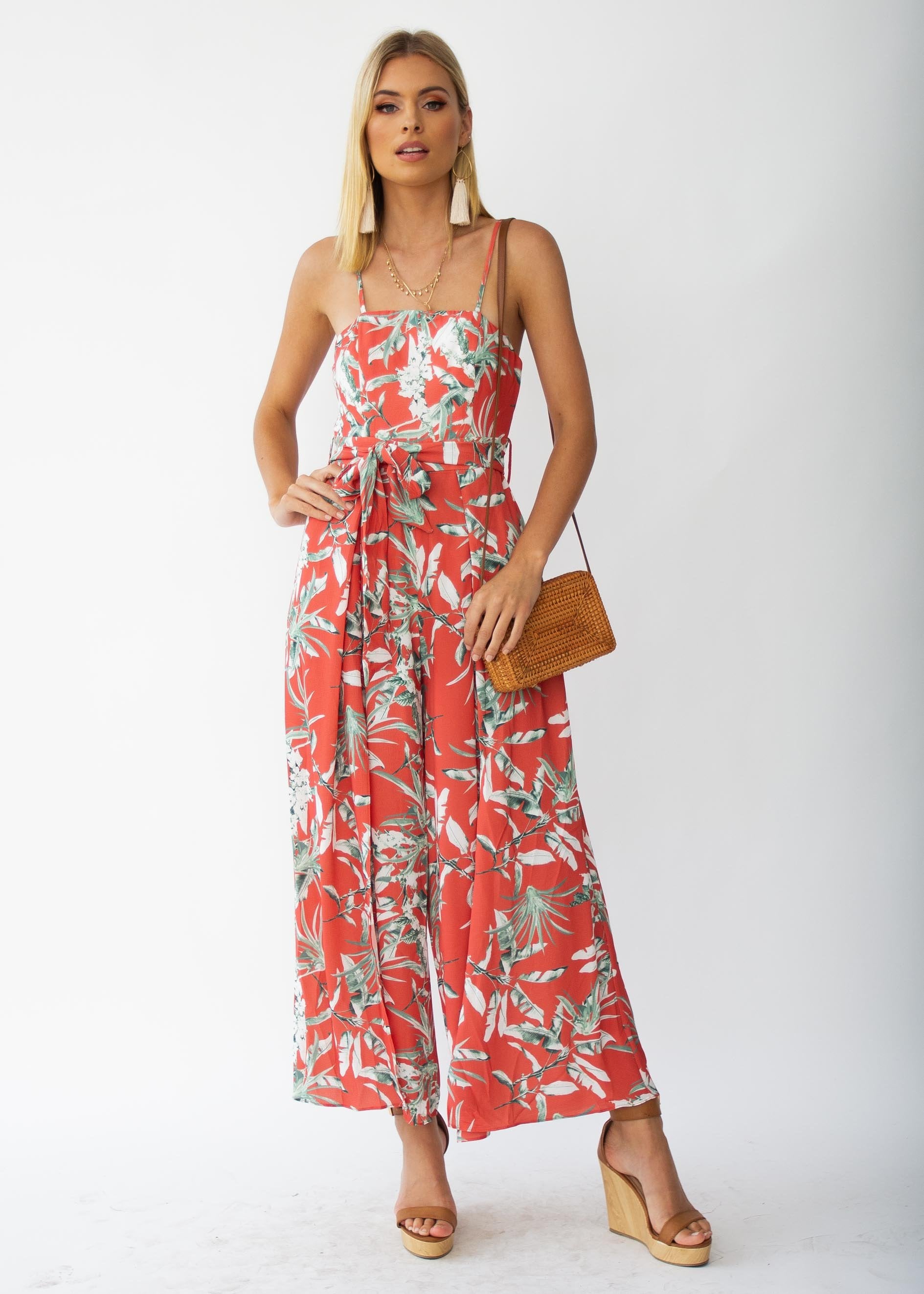 Palais Pantsuit - Rust Palm