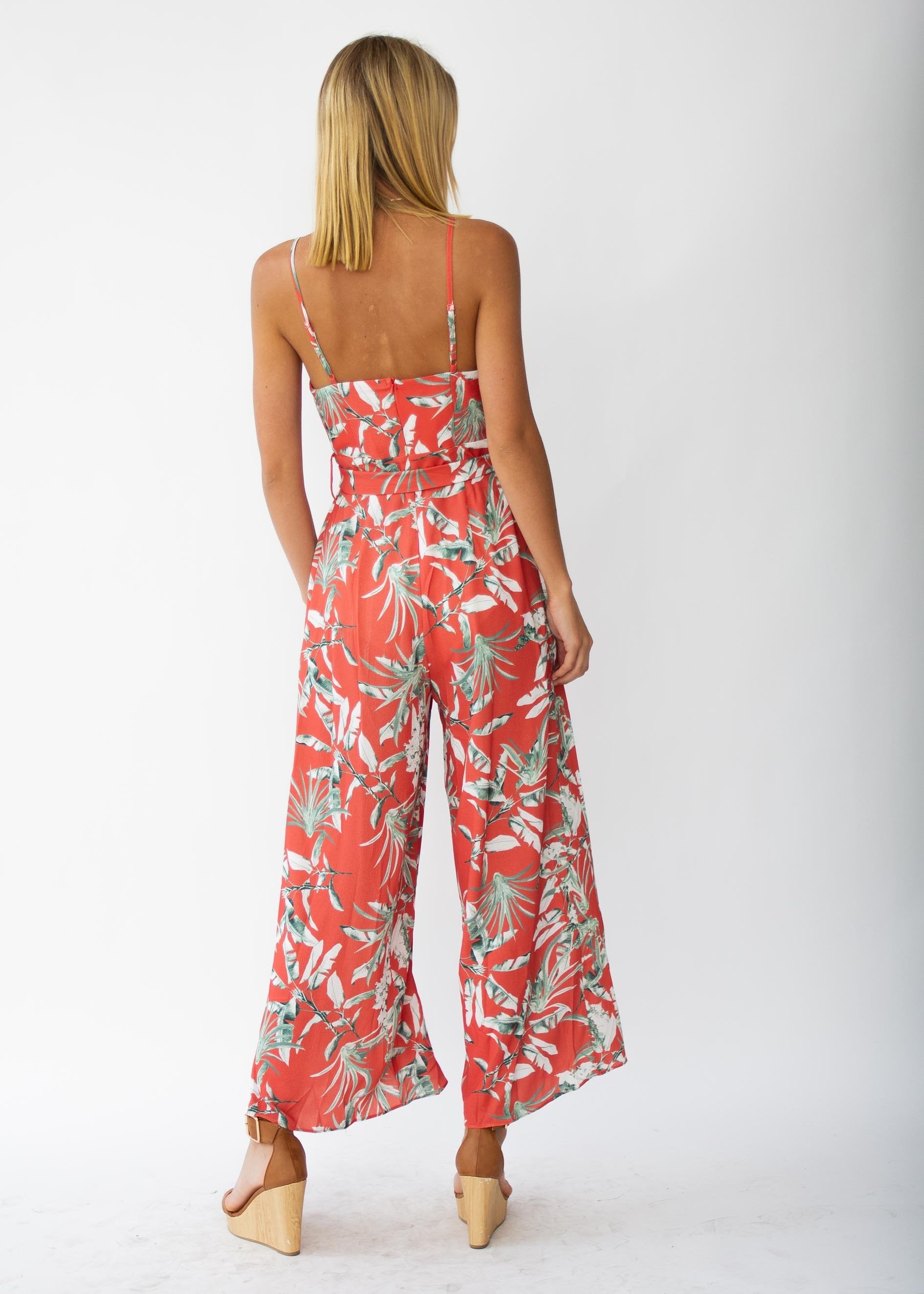 Palais Pantsuit - Rust Palm