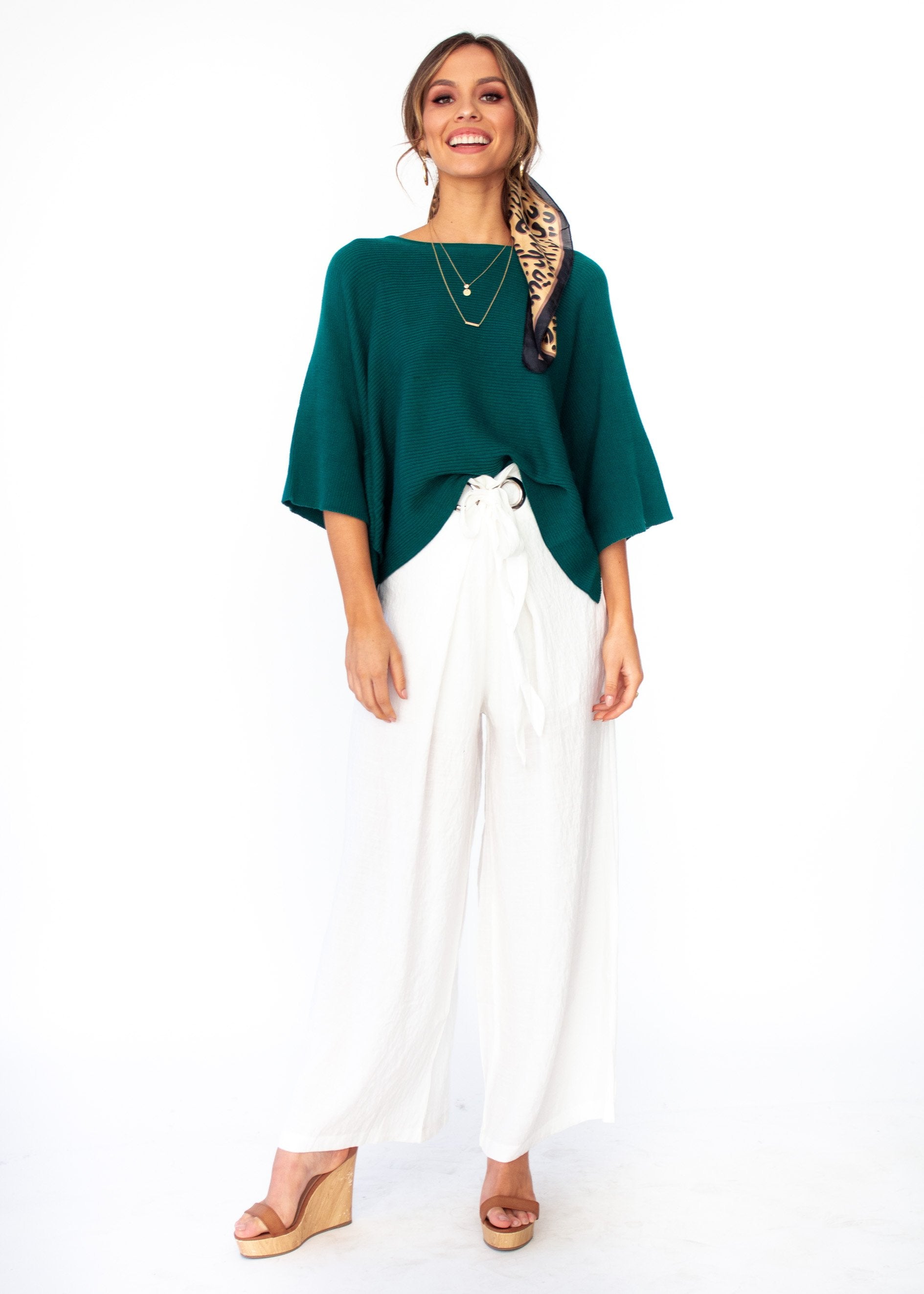 Born Free Sweater - Emerald