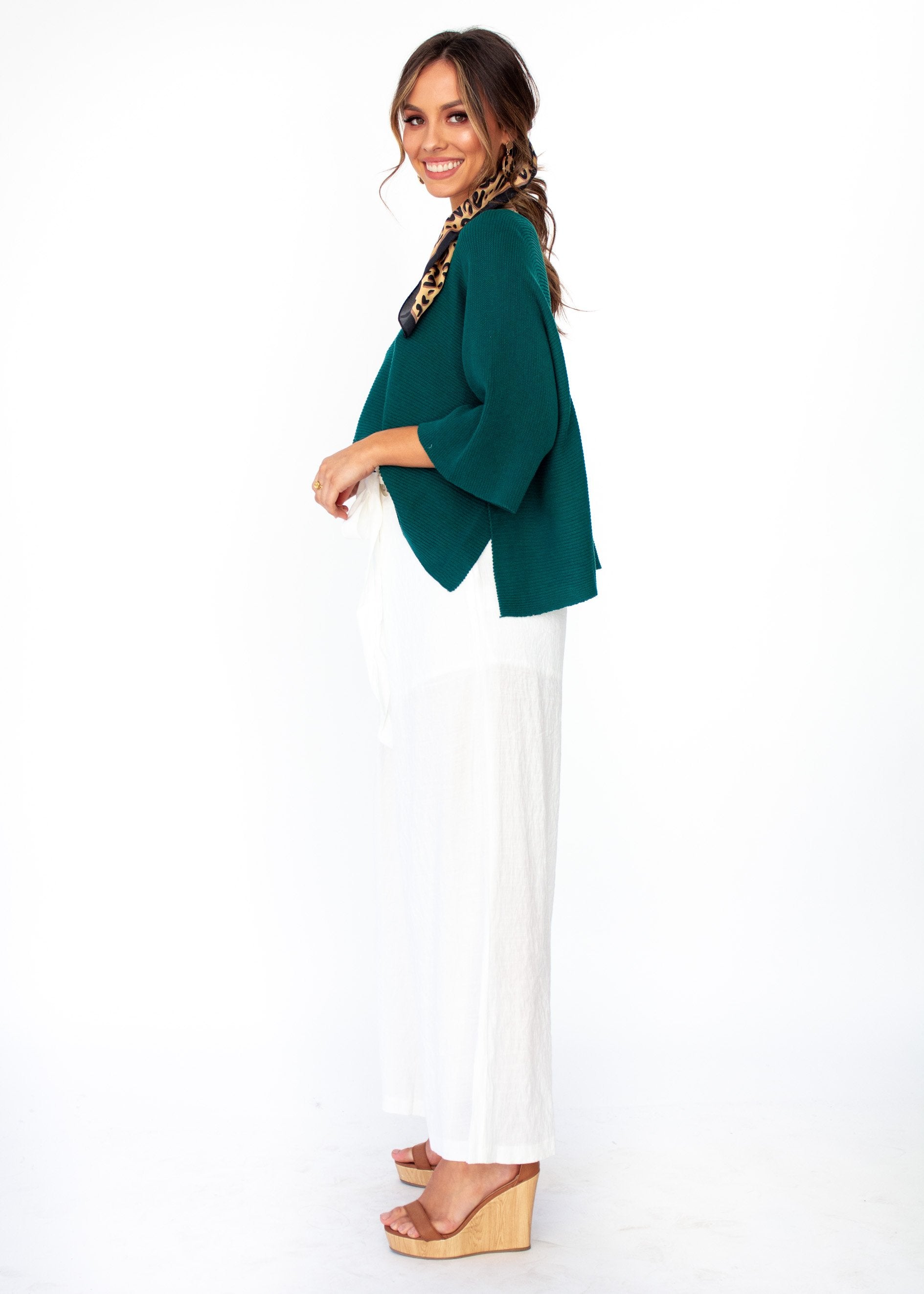 Born Free Sweater - Emerald