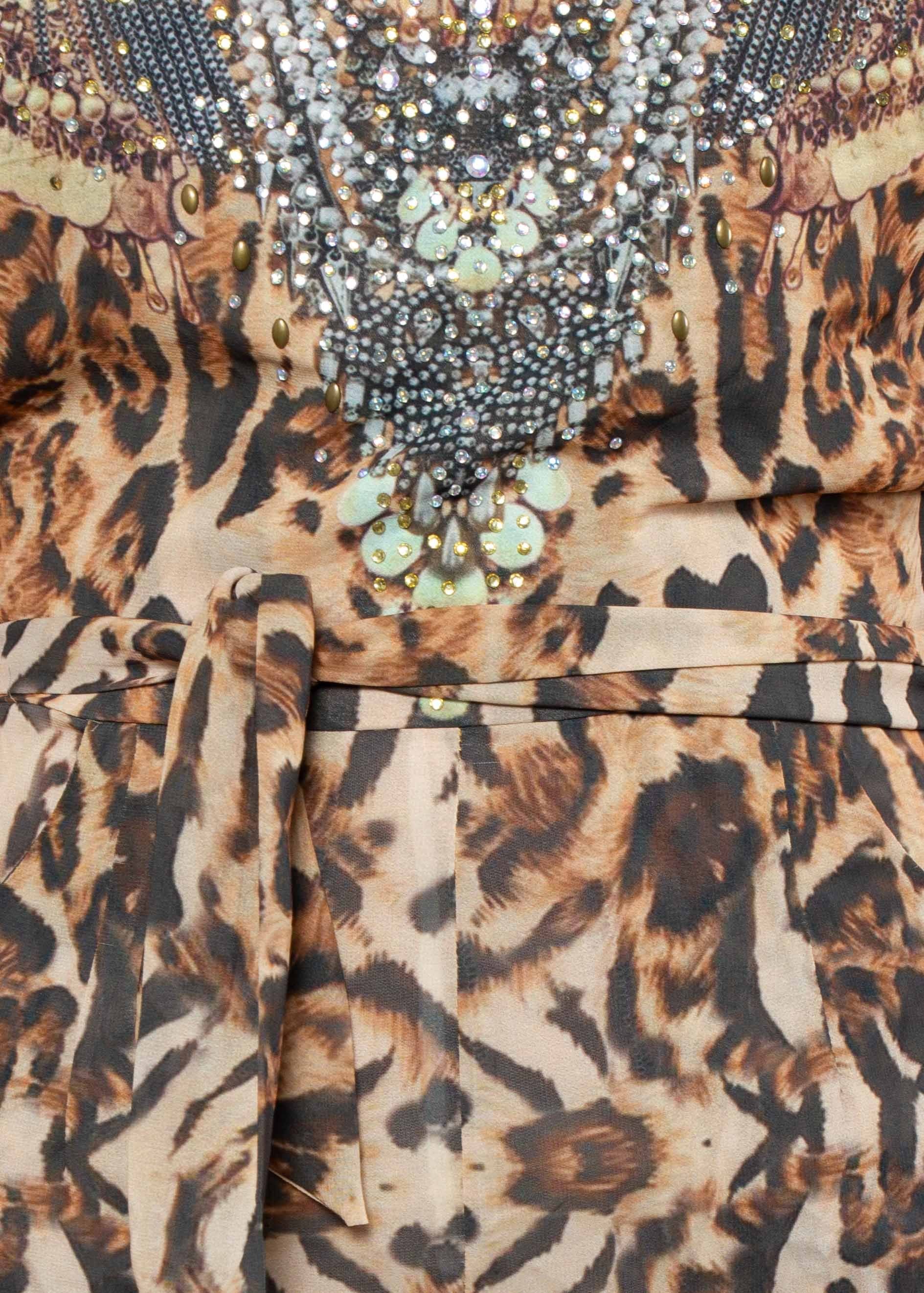Novella Strapless Pantsuit - Jaguar