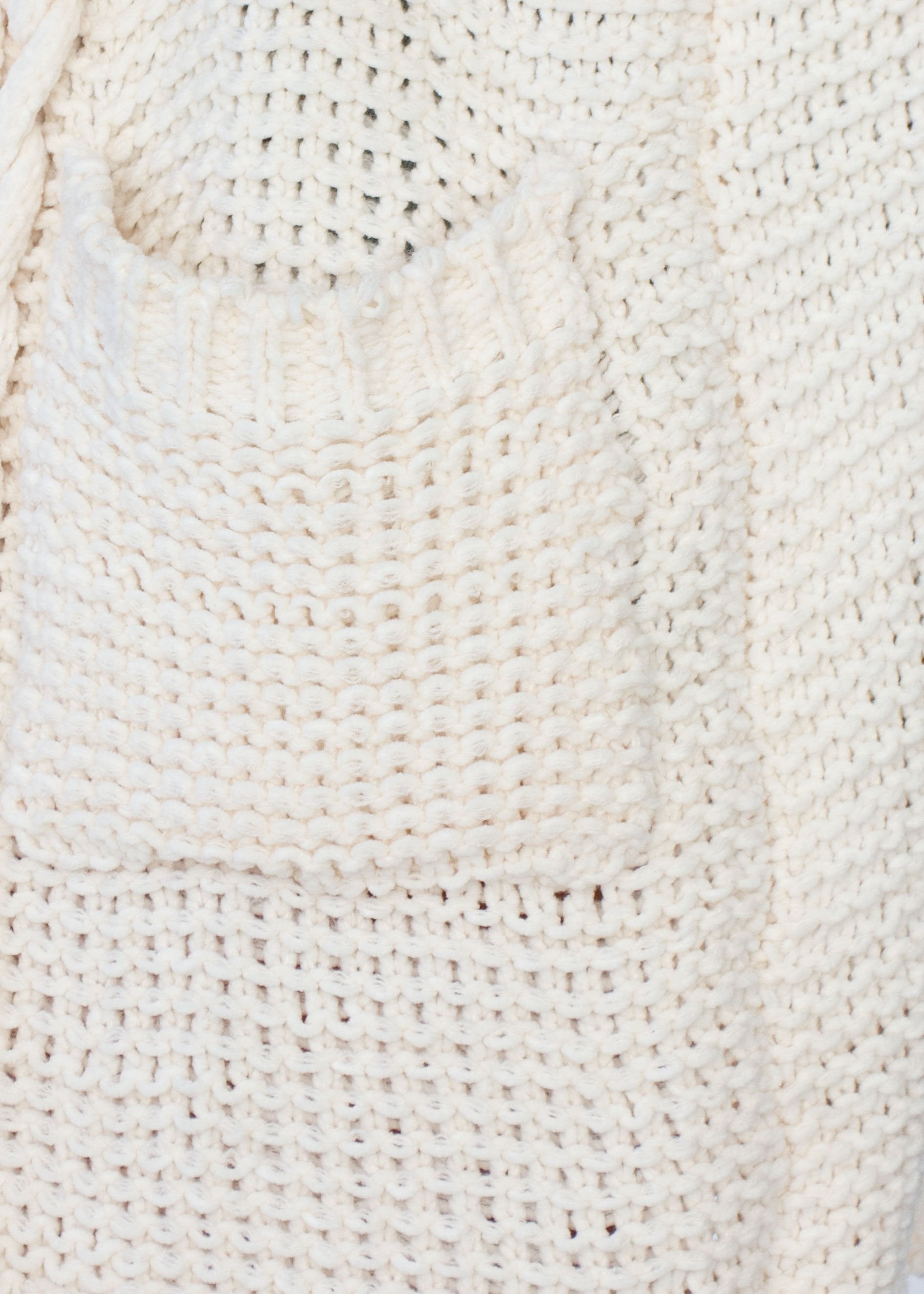 Free Feeling Cable Cardigan - Cream