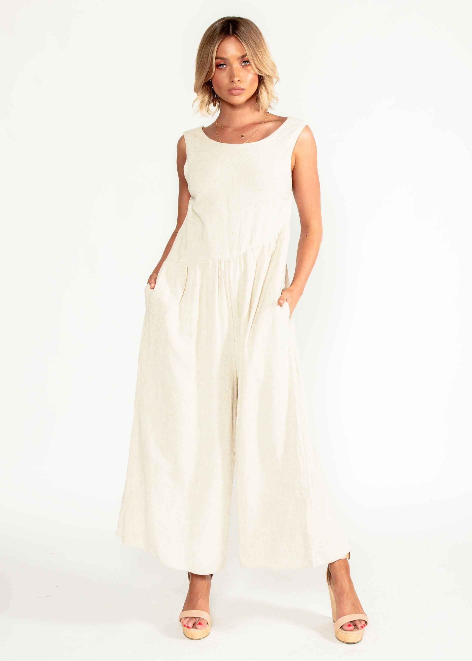 Free Living Pantsuit - Natural