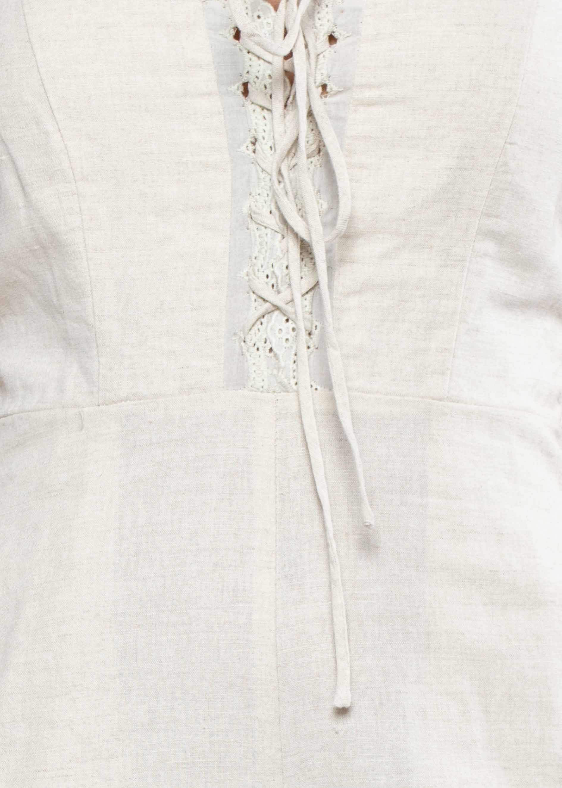 Cross Your Mind Pantsuit - Natural