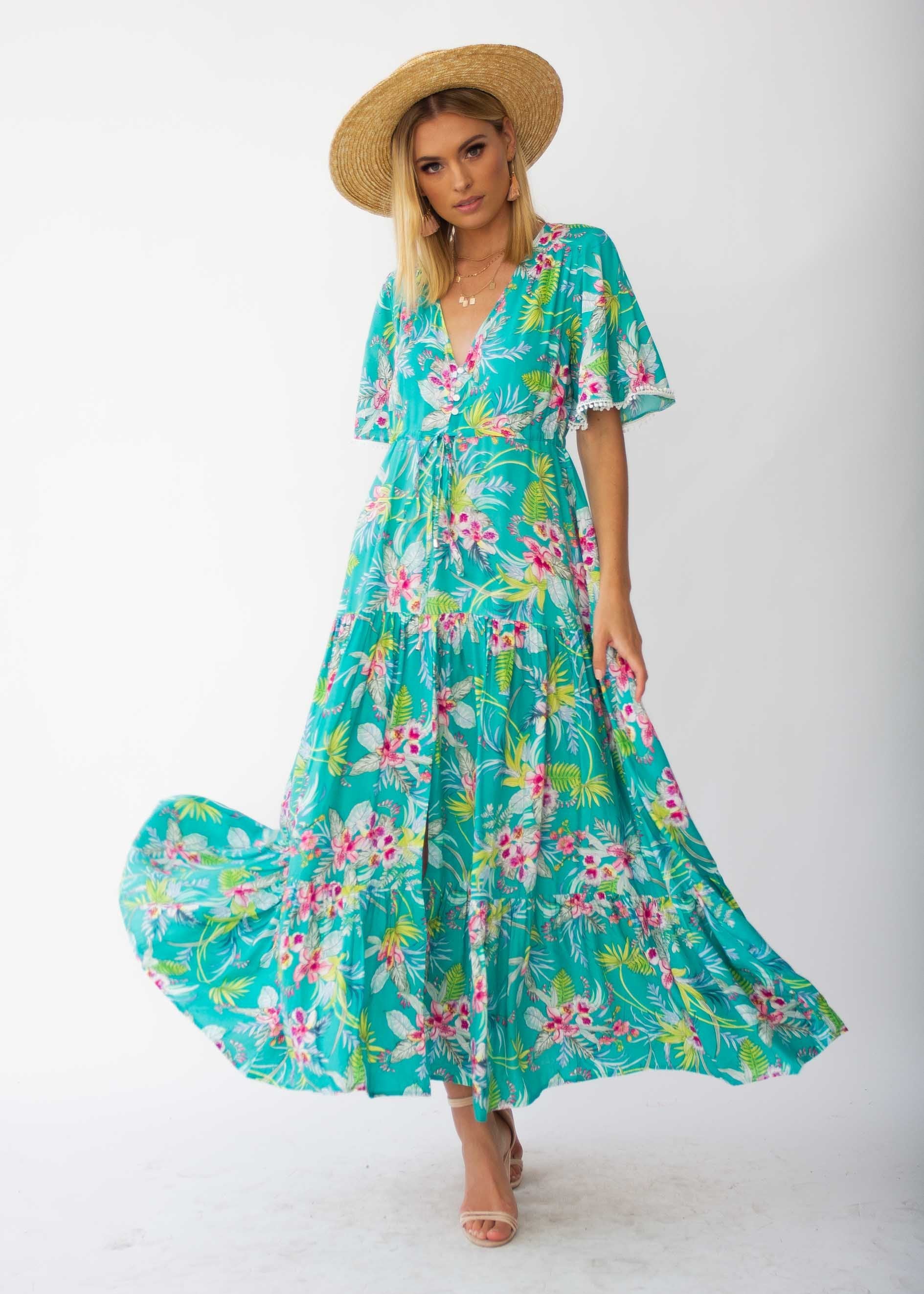 Kelsey Maxi Dress - Amazonia