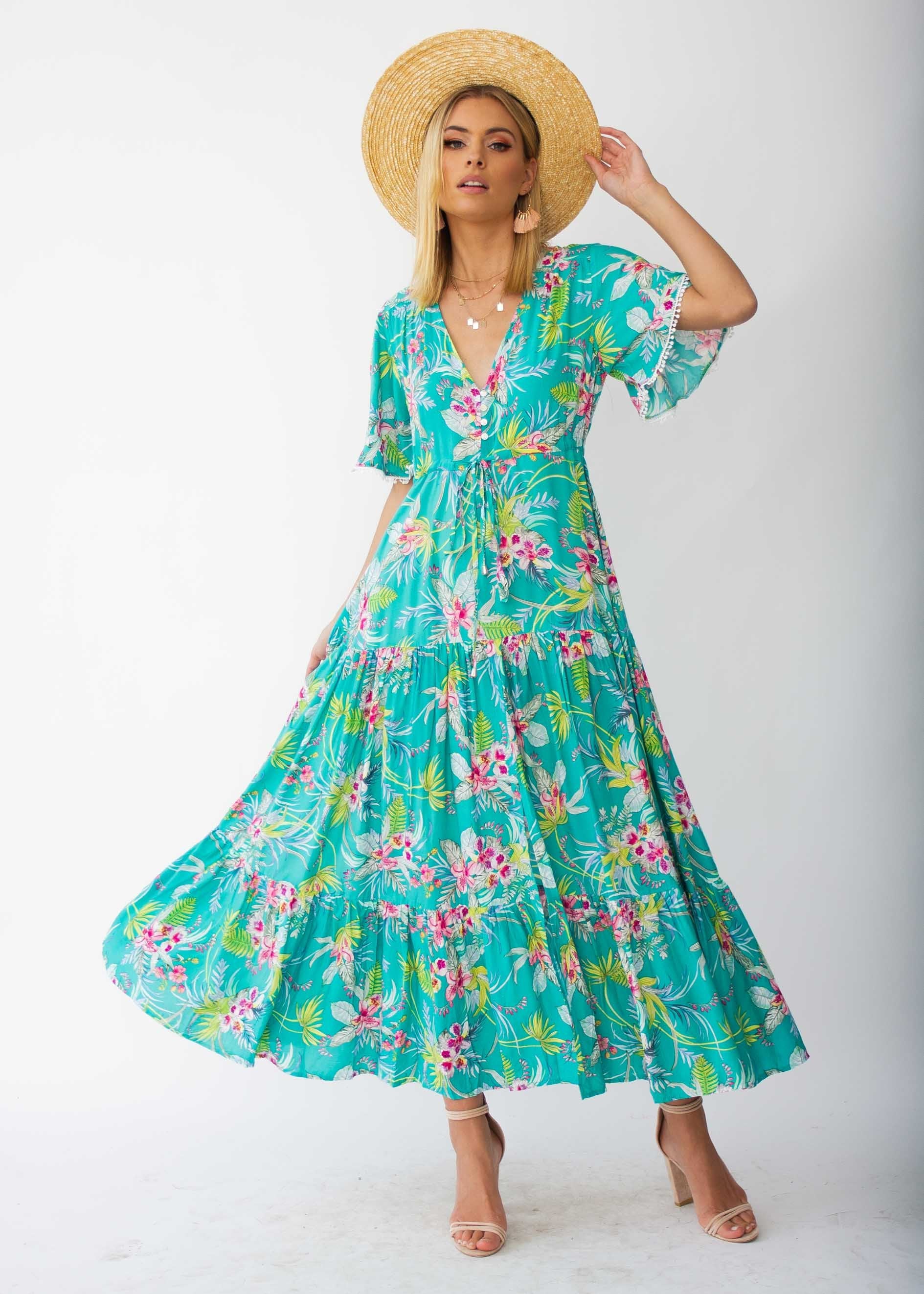 Kelsey Maxi Dress - Amazonia