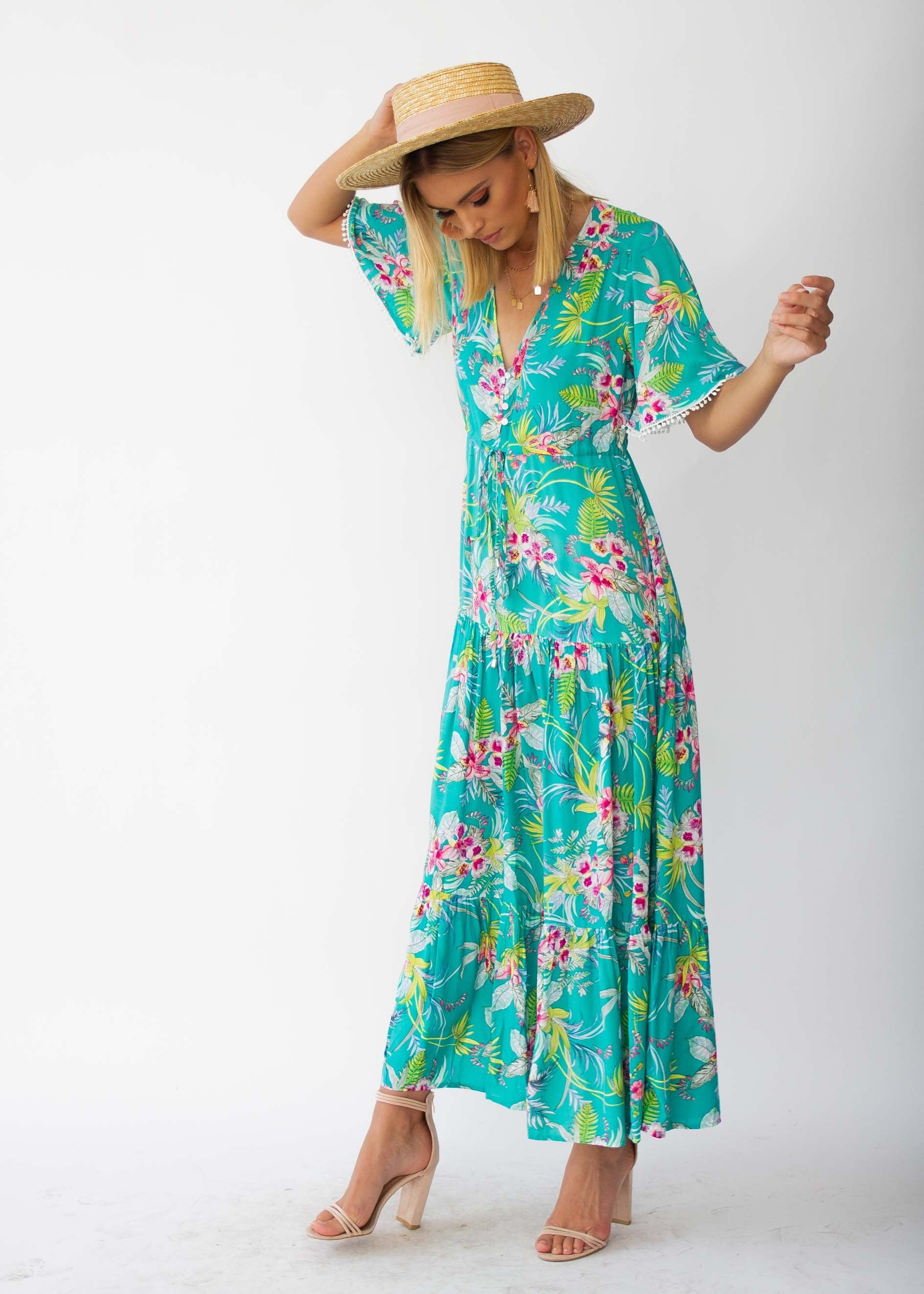 Kelsey Maxi Dress - Amazonia