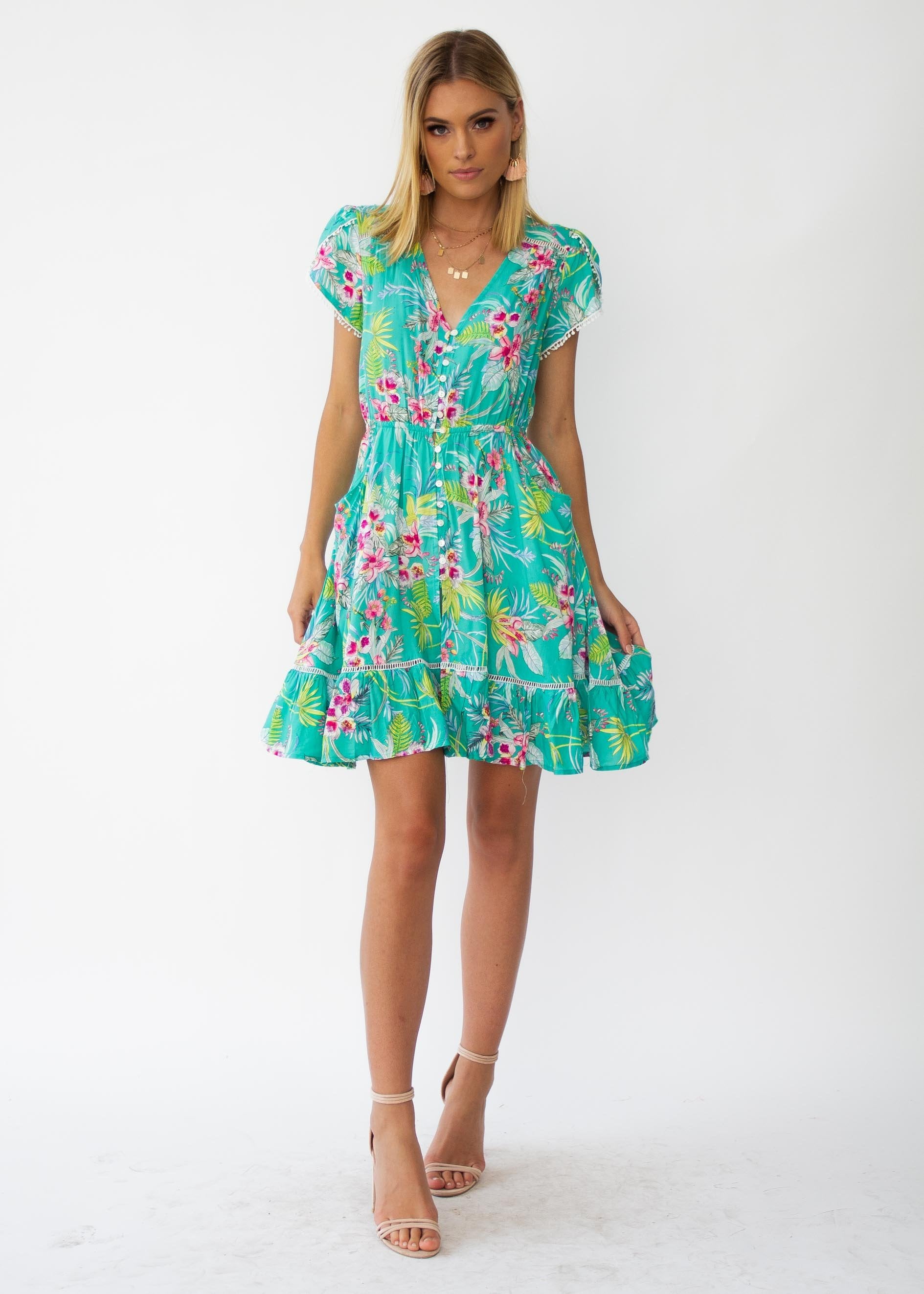 Lizzie Swing Dress - Amazonia