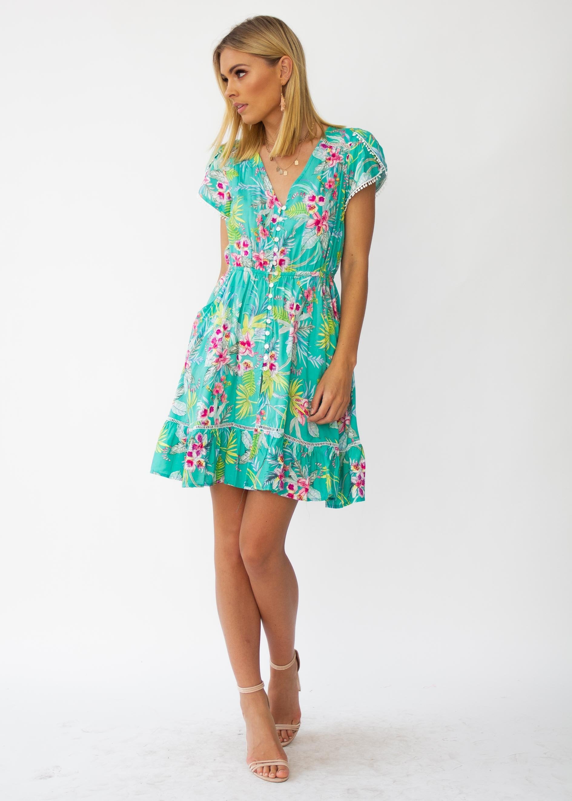 Lizzie Swing Dress - Amazonia