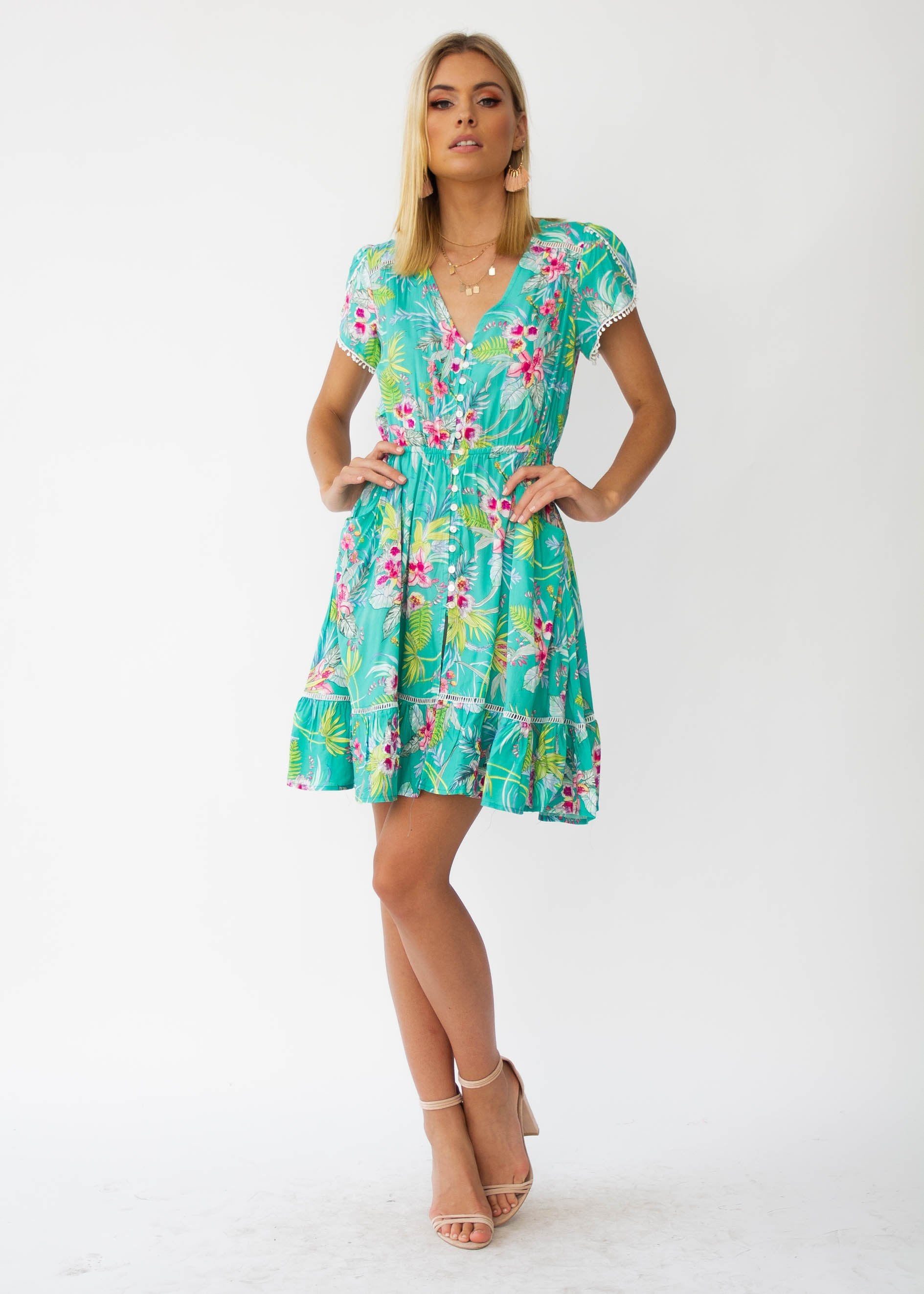 Lizzie Swing Dress - Amazonia