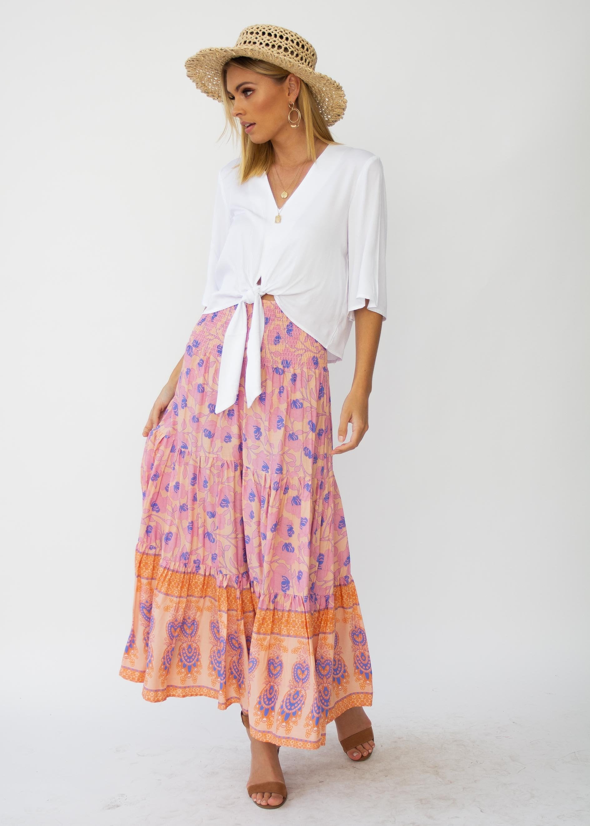 Xandra Midi Dress - Malibu