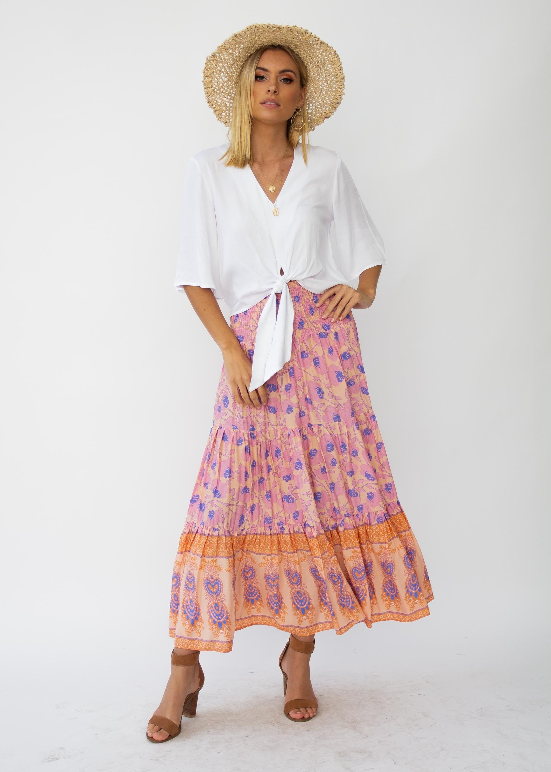 Xandra Midi Dress - Malibu