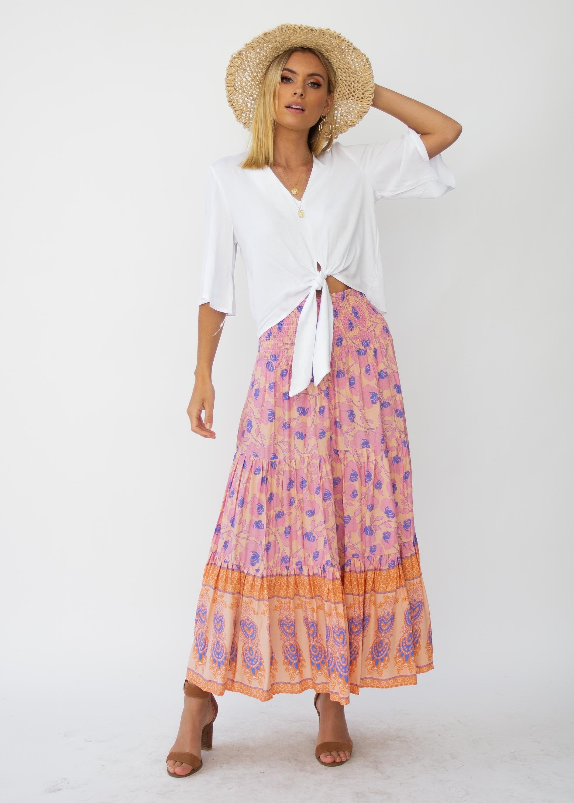 Xandra Midi Dress - Malibu