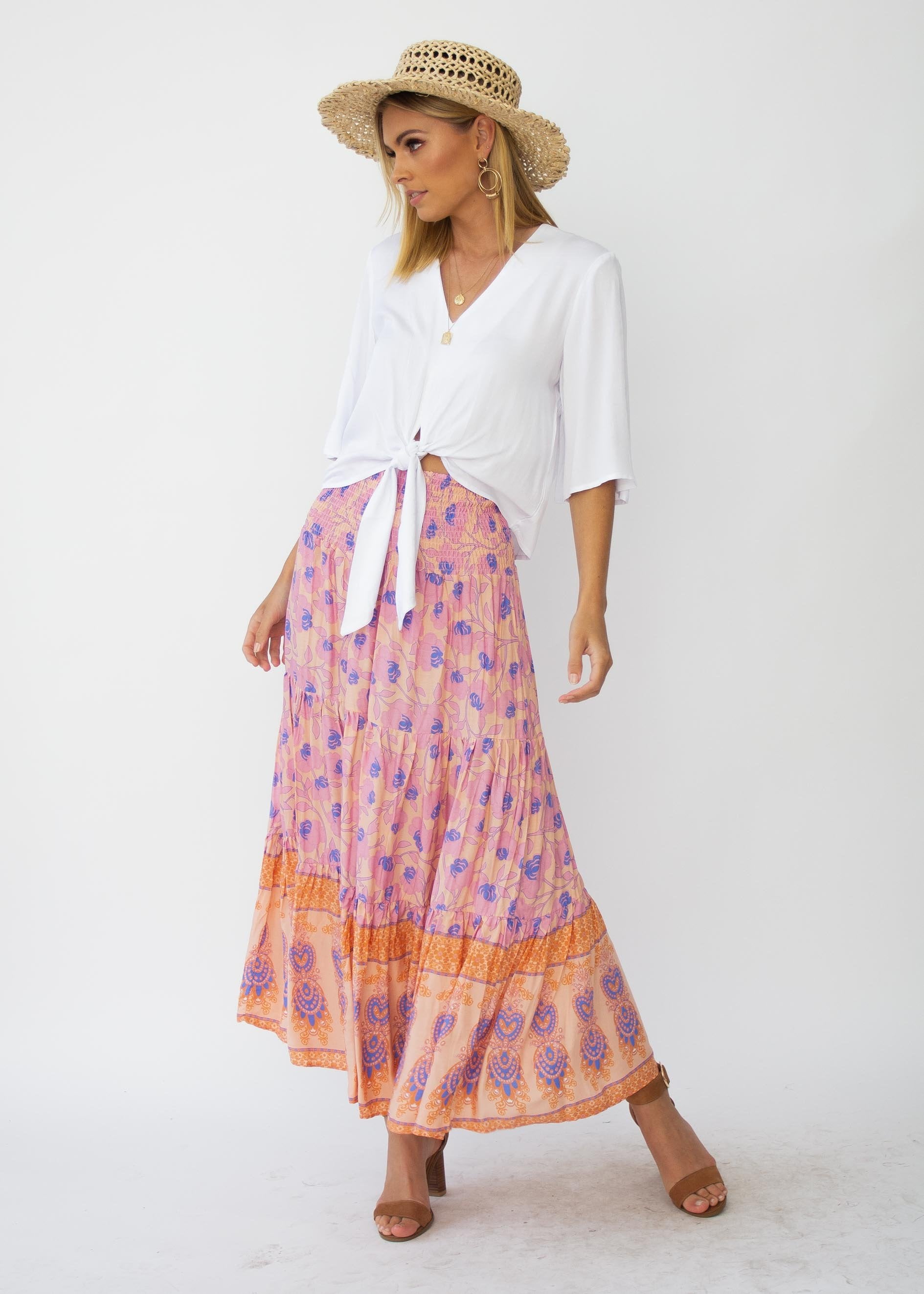 Xandra Midi Dress - Malibu