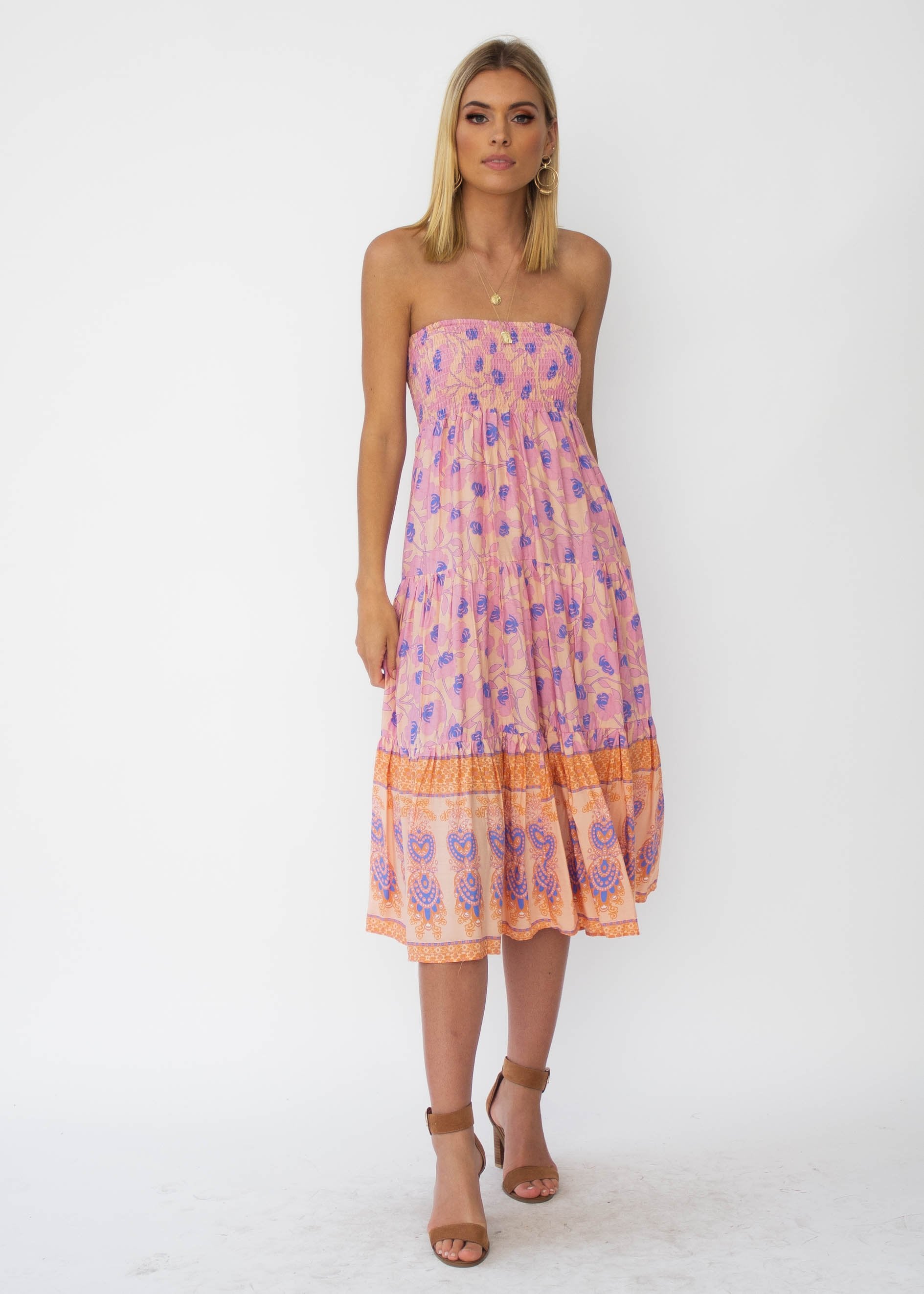 Xandra Midi Dress - Malibu