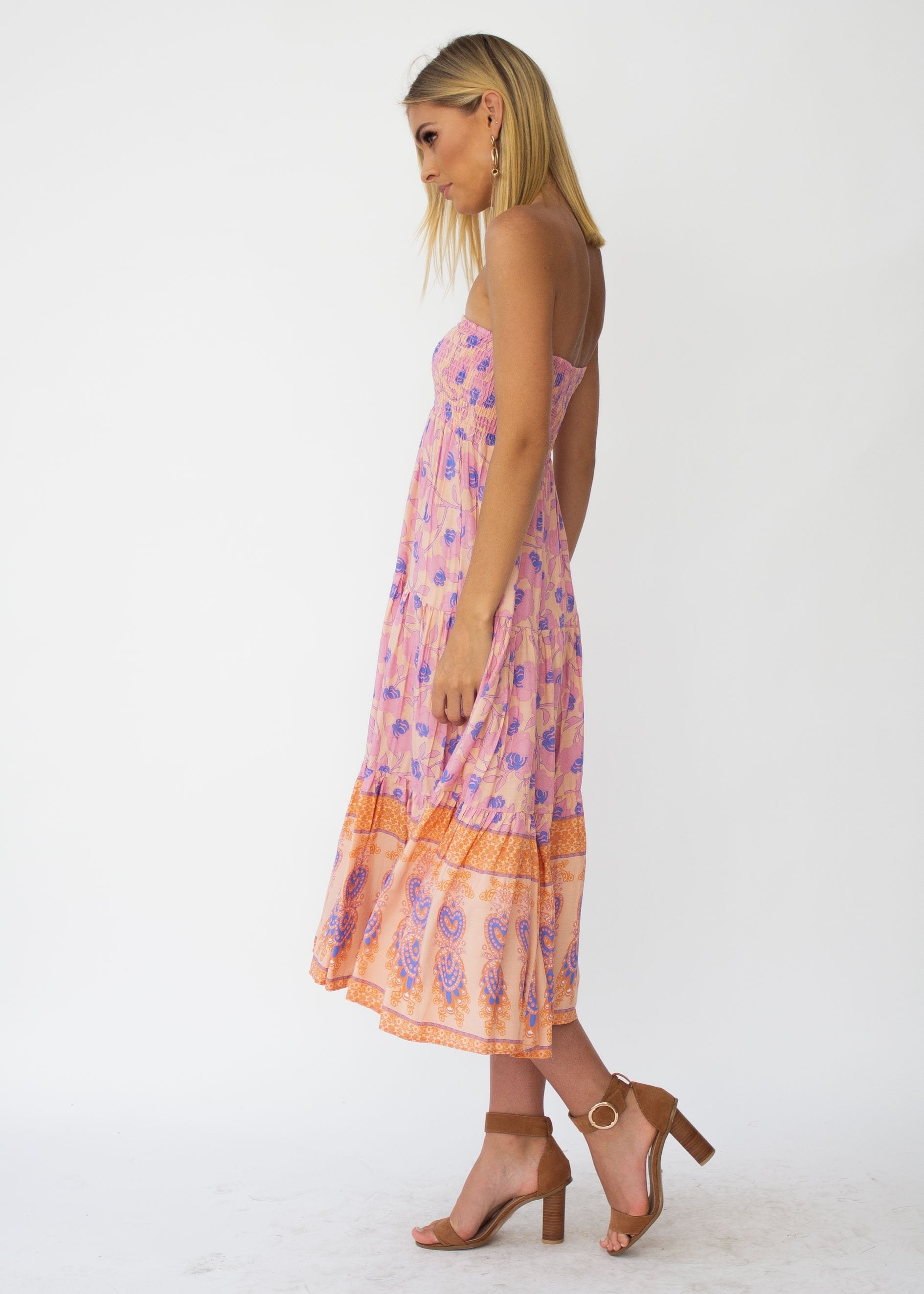 Xandra Midi Dress - Malibu