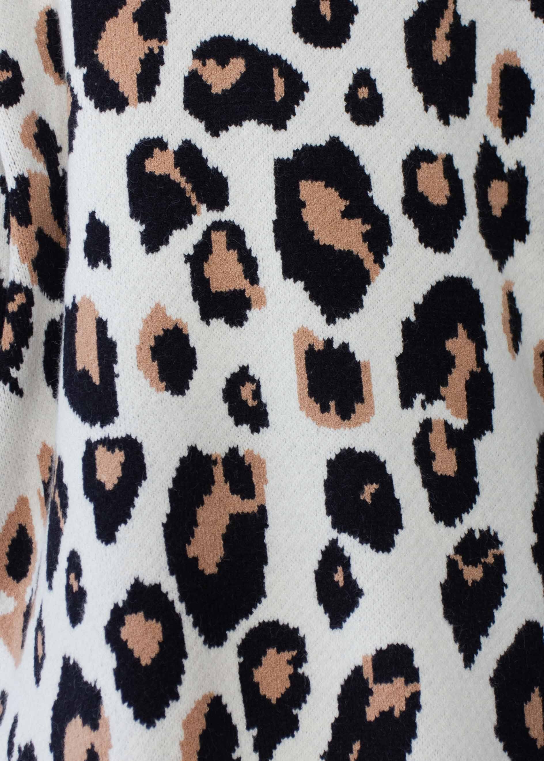 Come Alive Cardi - Cream Leopard