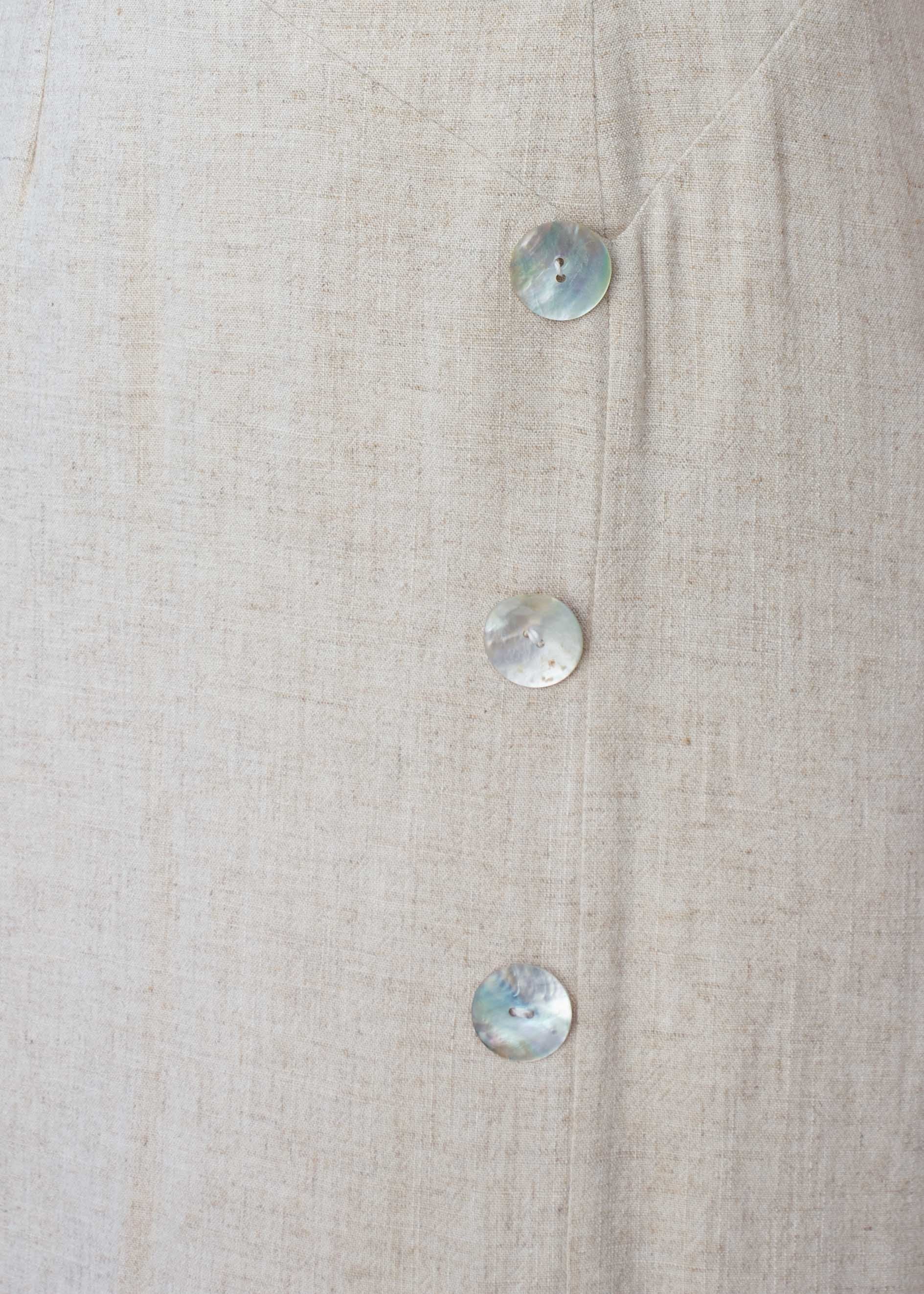 Saoirse Midi Dress - Natural