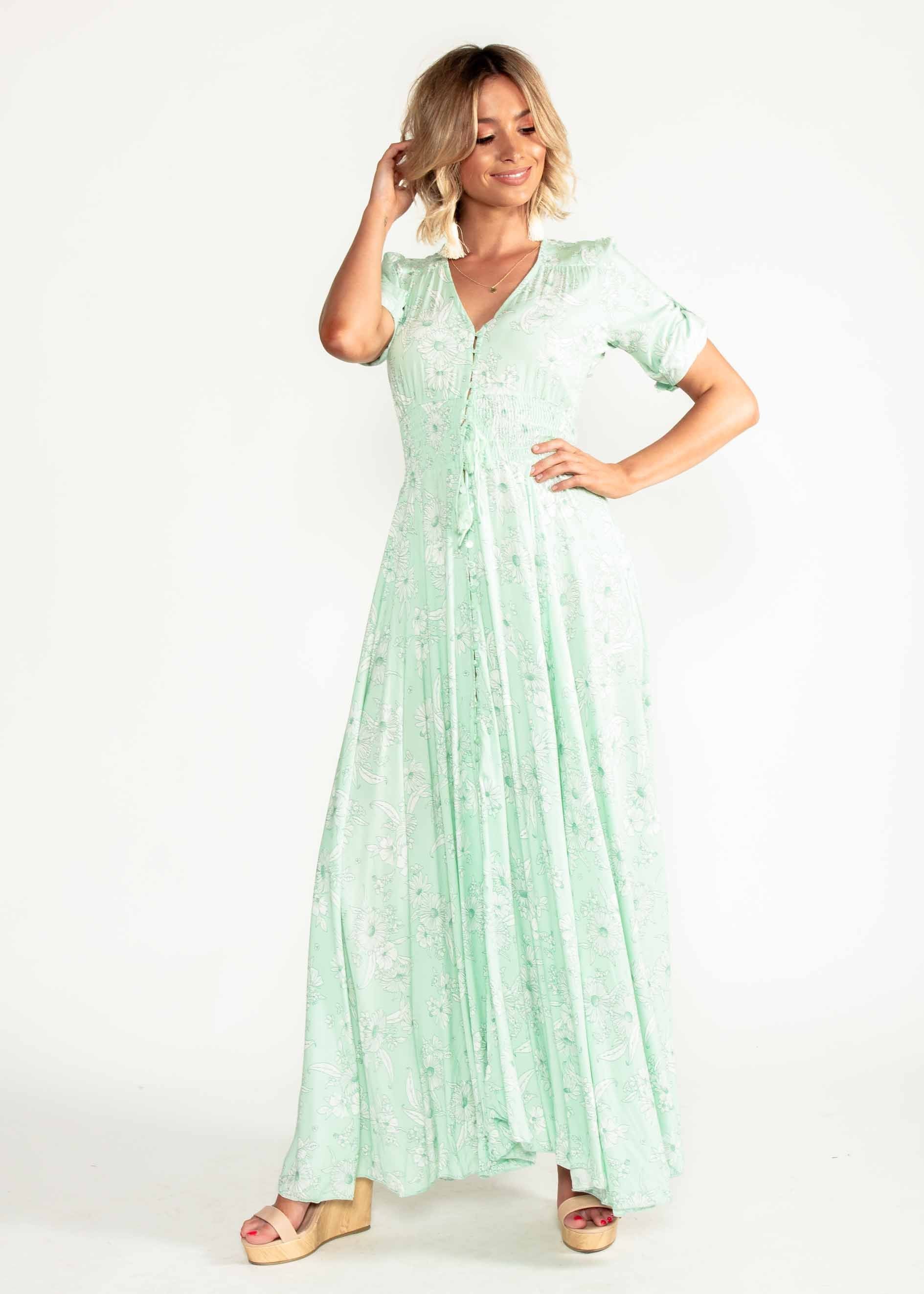 New Romantics Maxi Dress - Summer Breeze