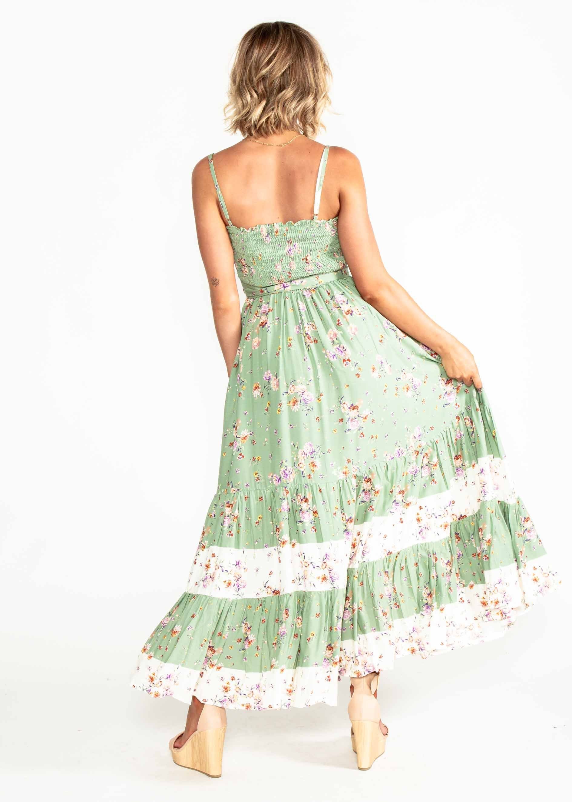 Rimu Maxi Dress w/ Tie - Betsy