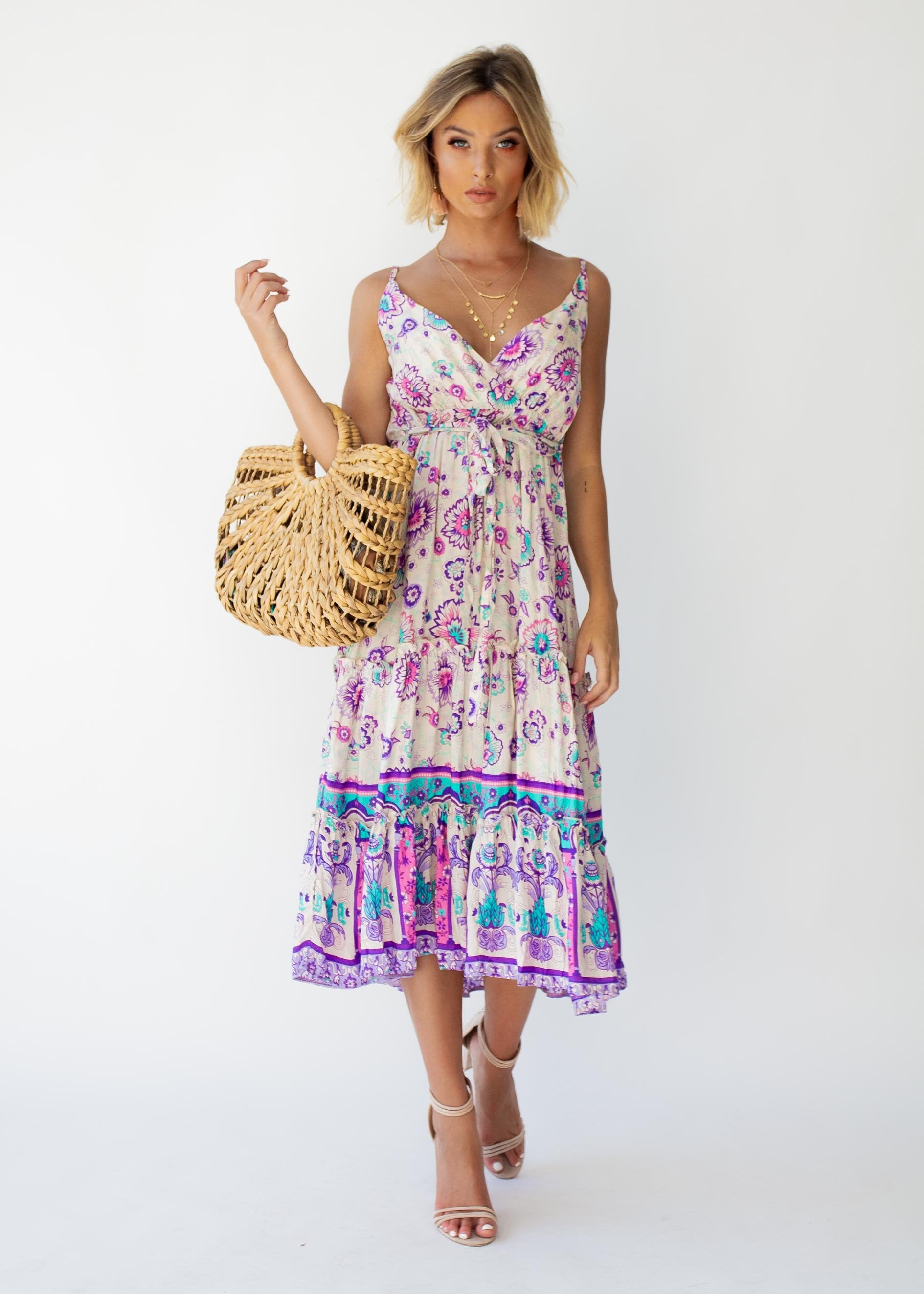 Moondust Midi Dress - Starlight