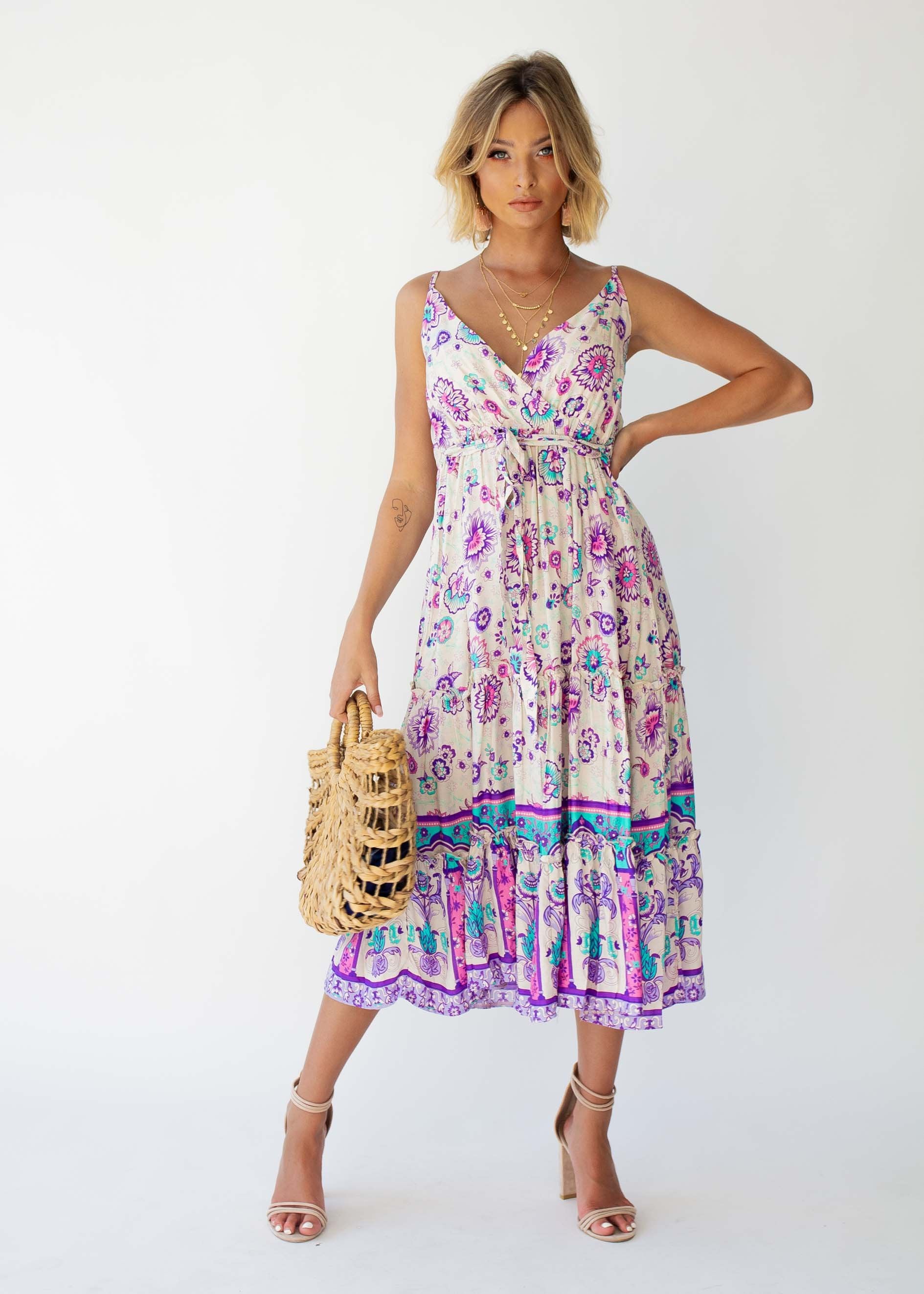 Moondust Midi Dress - Starlight