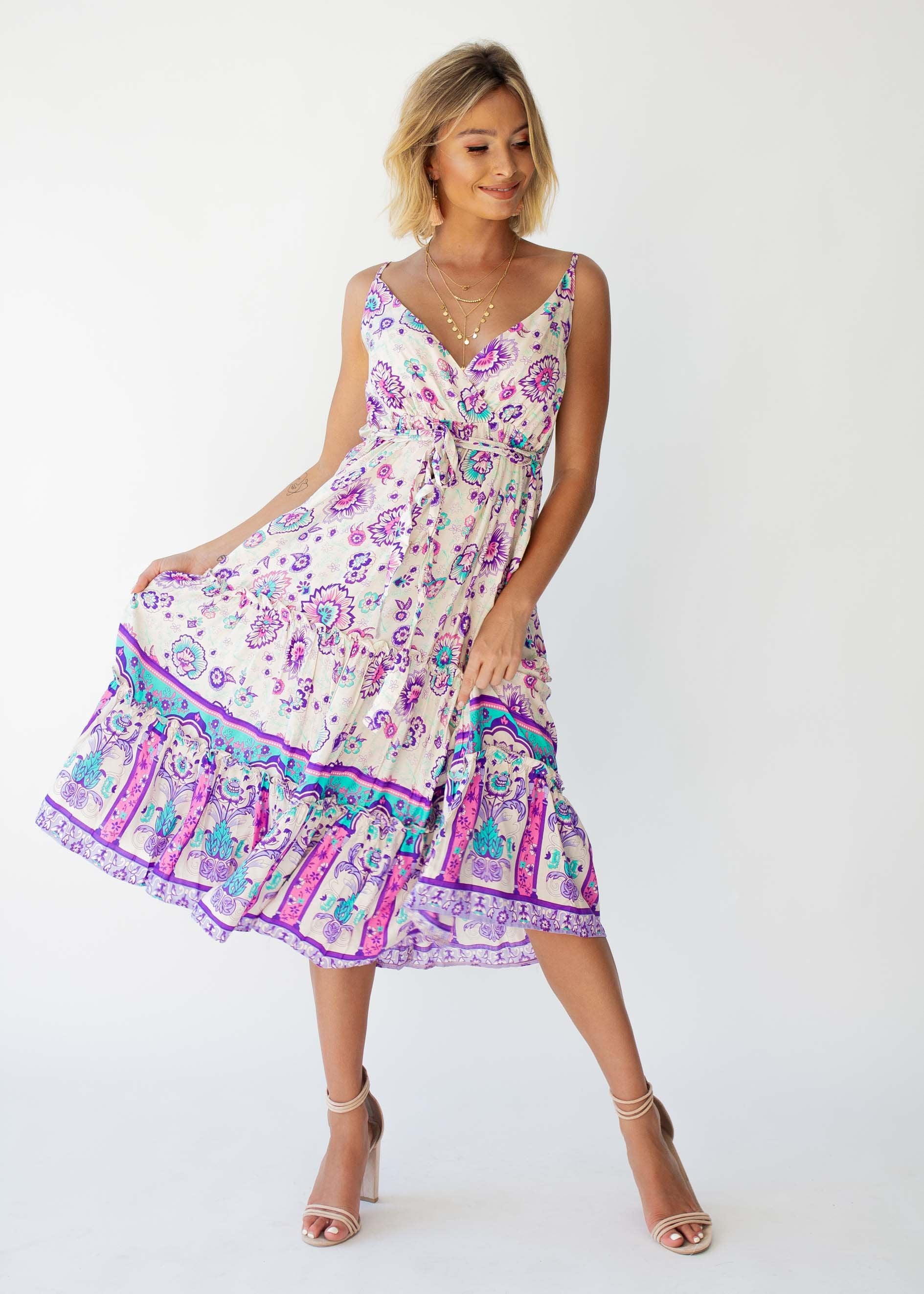 Moondust Midi Dress - Starlight