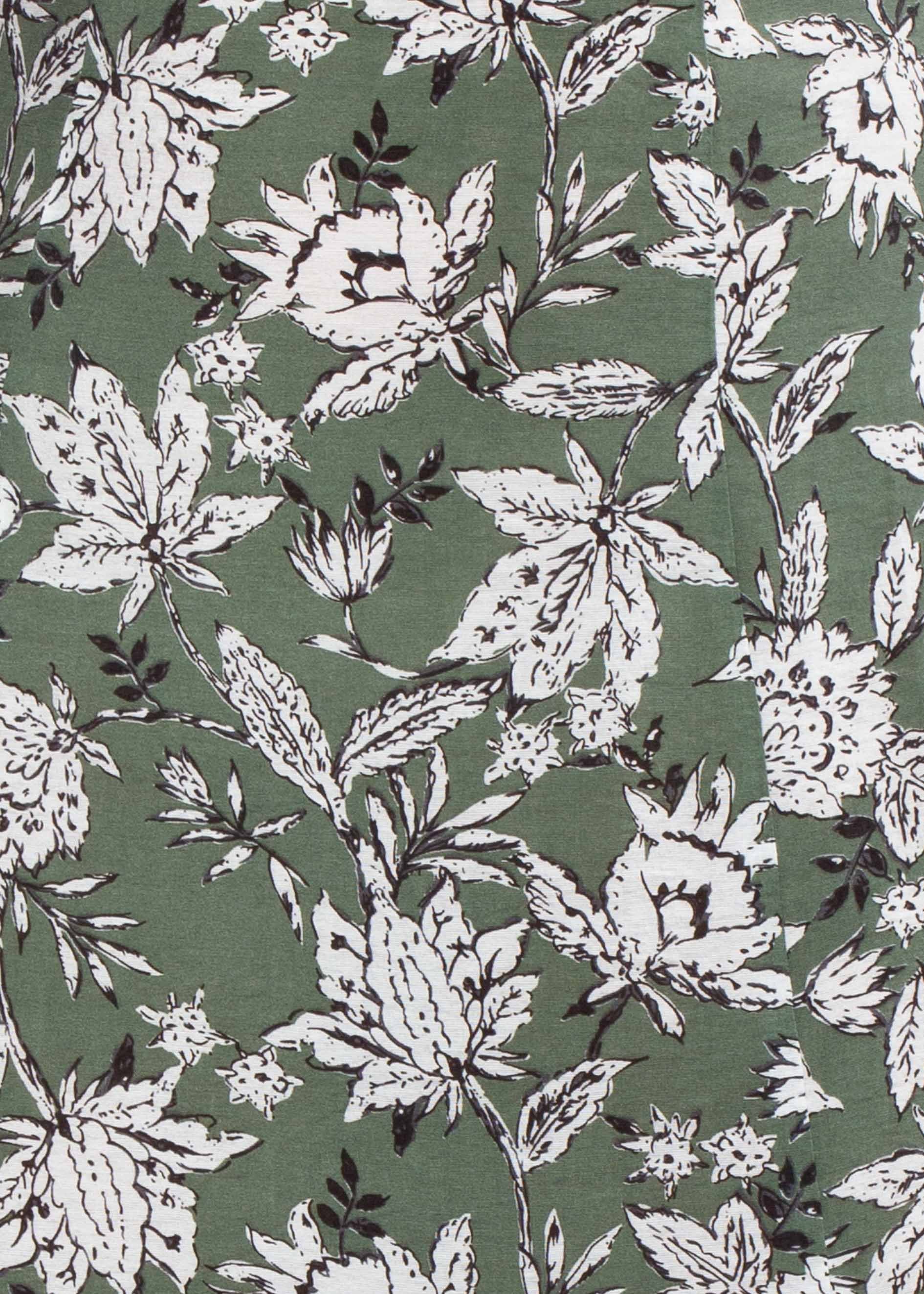 Wildest Dreams Midi Dress - Khaki Floral