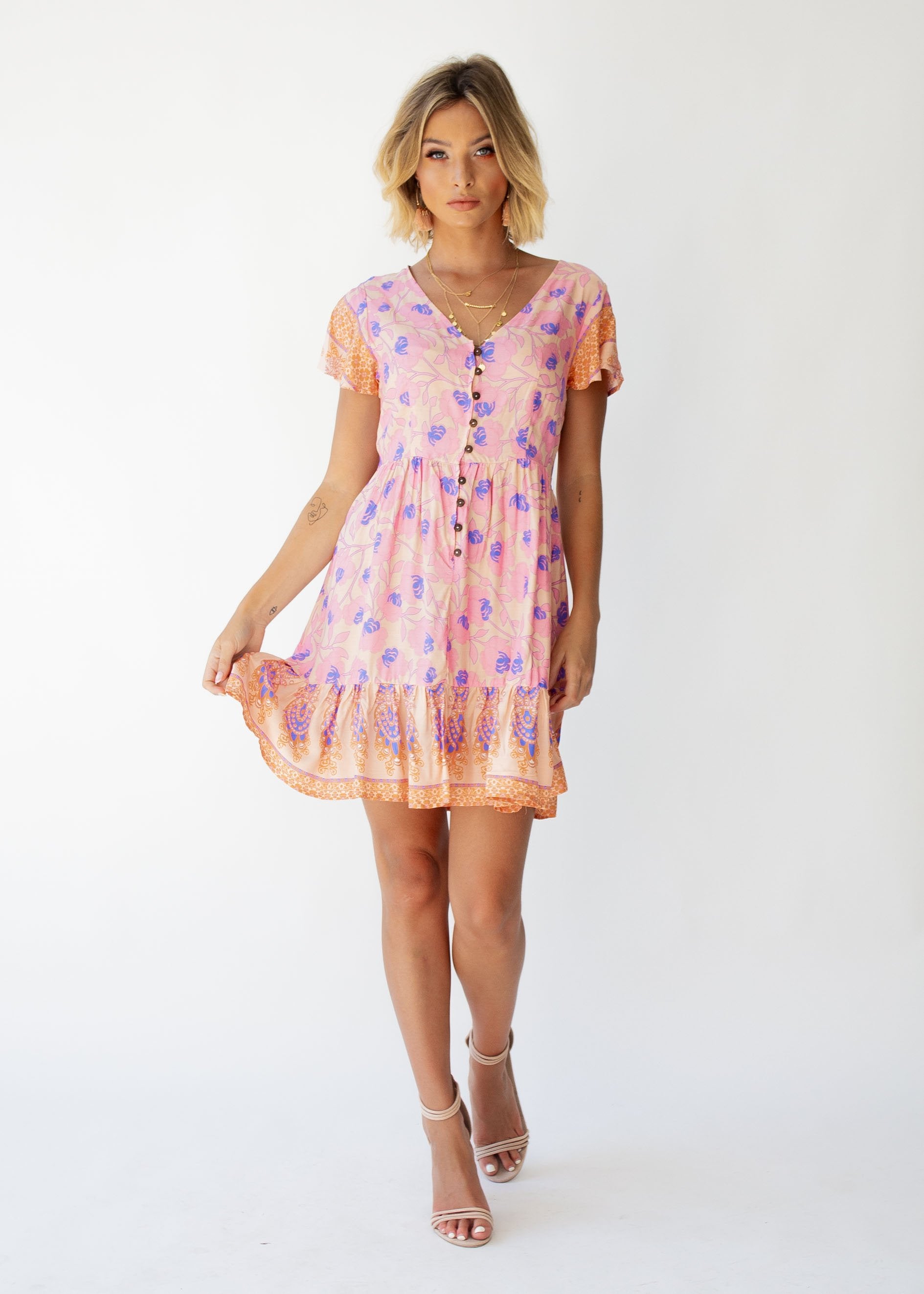 Sumatra Swing Dress - Malibu