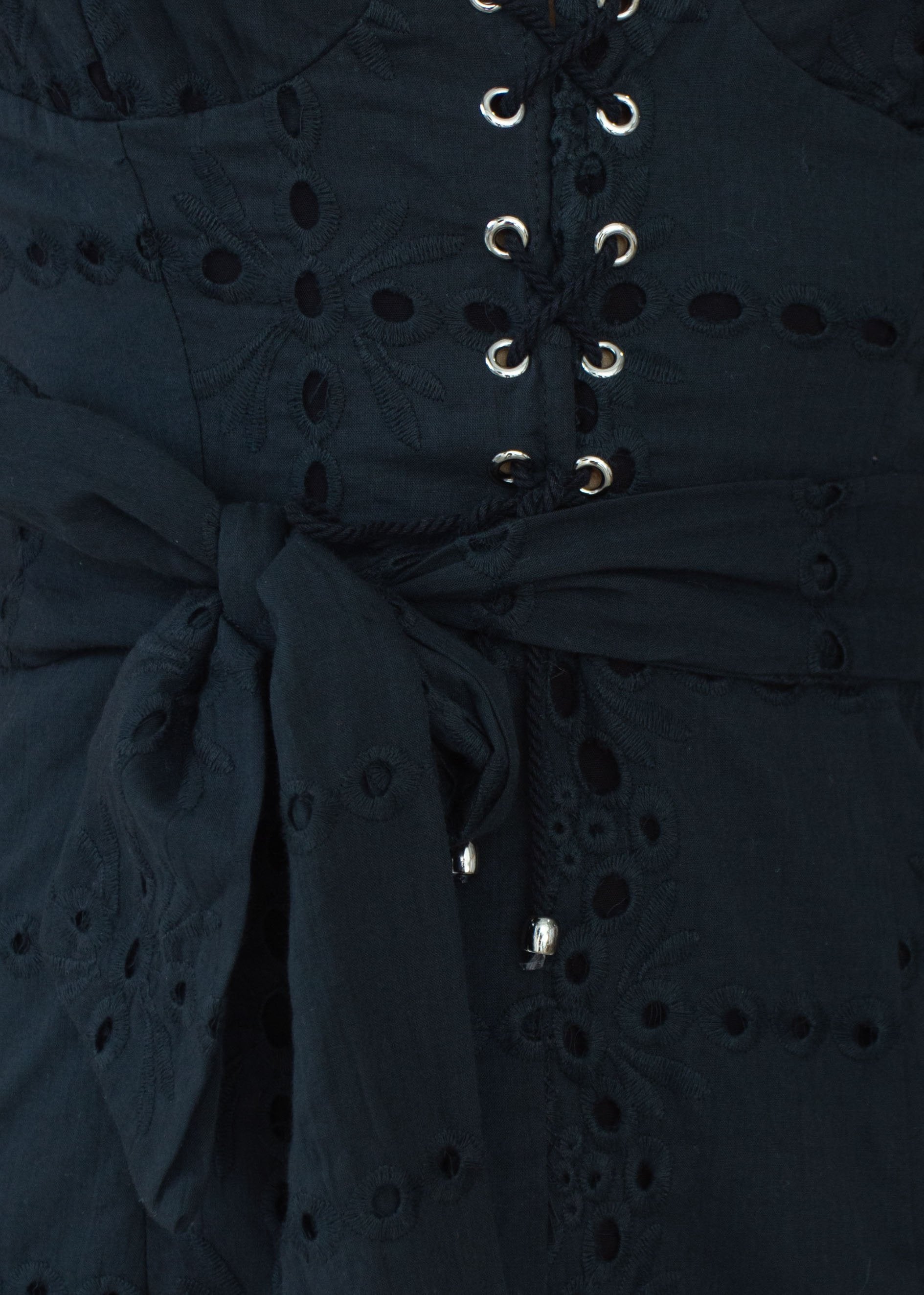 Locales Anglaise Dress - Black