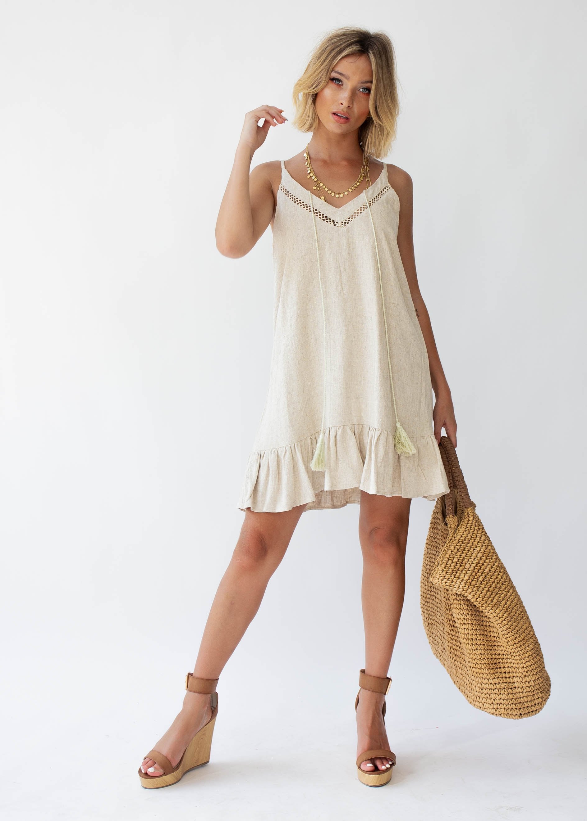 Force Of Nature Swing Dress - Natural