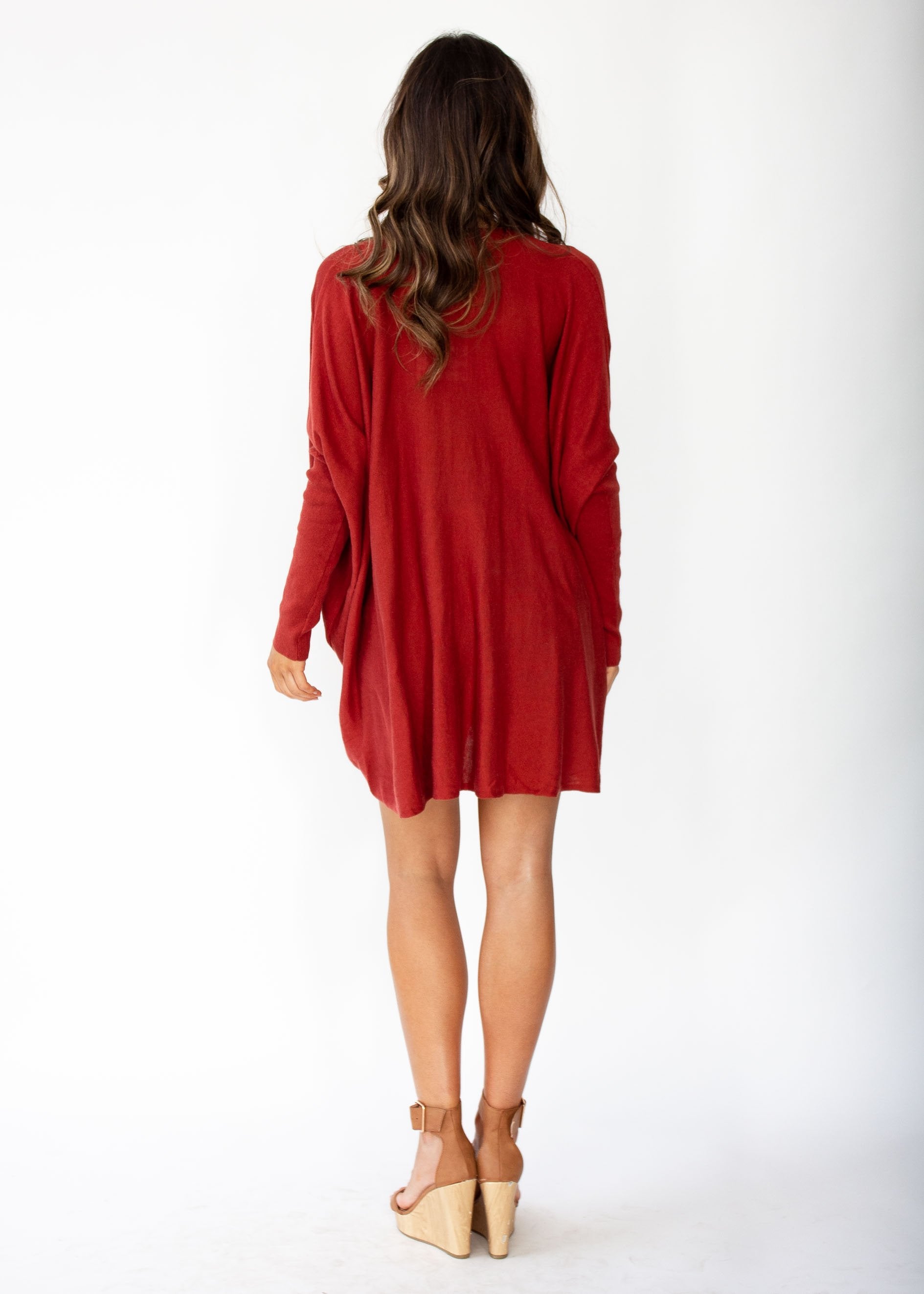 Daytona Twist Knit Top - Rust