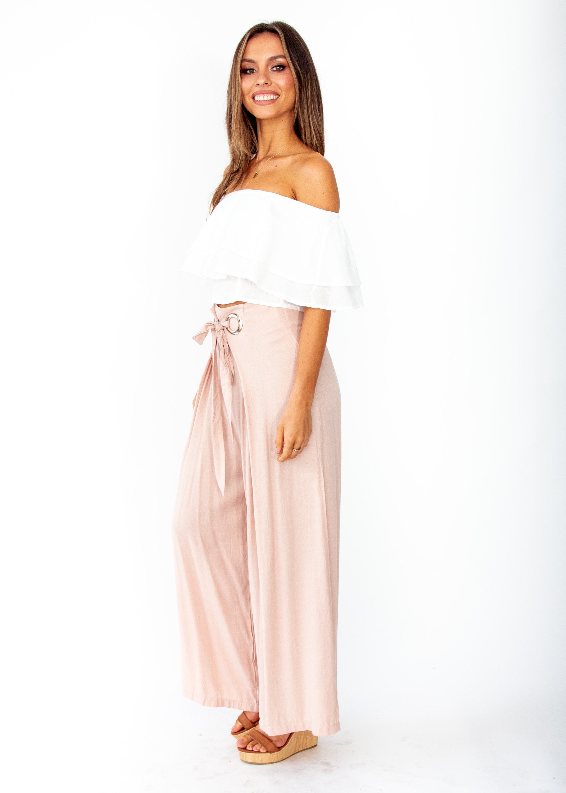Undertow Strapless Crop - Ivory