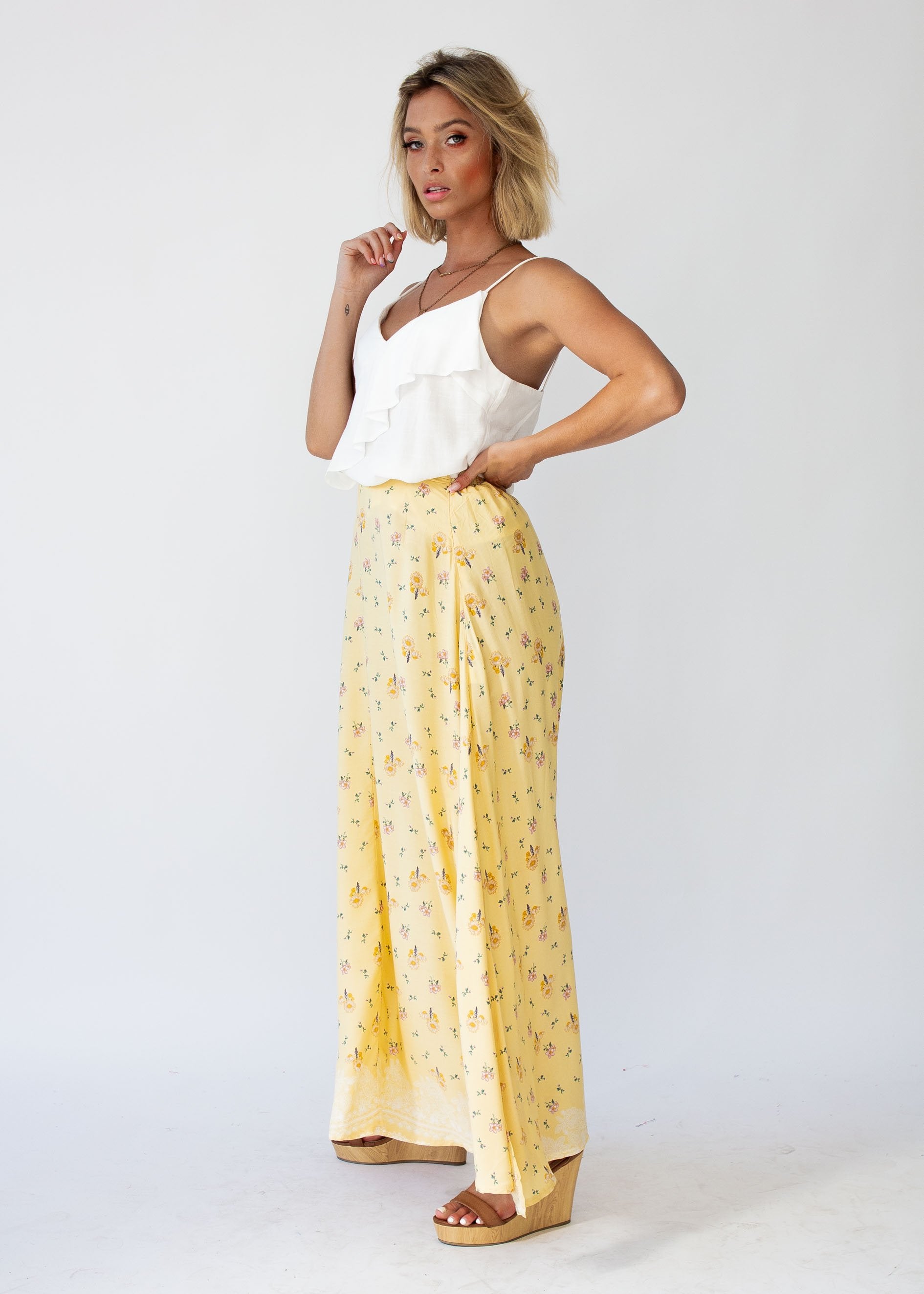 Rocky Maxi Skirt - Limencello