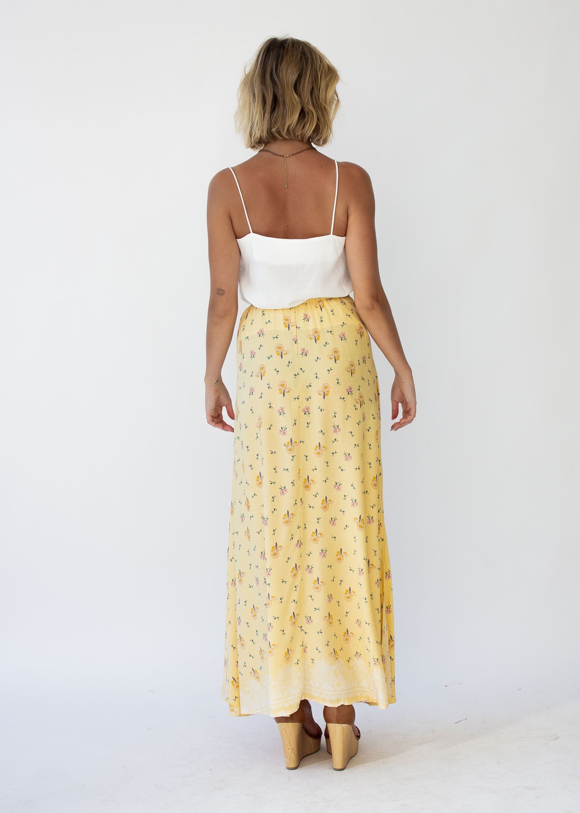 Rocky Maxi Skirt - Limencello