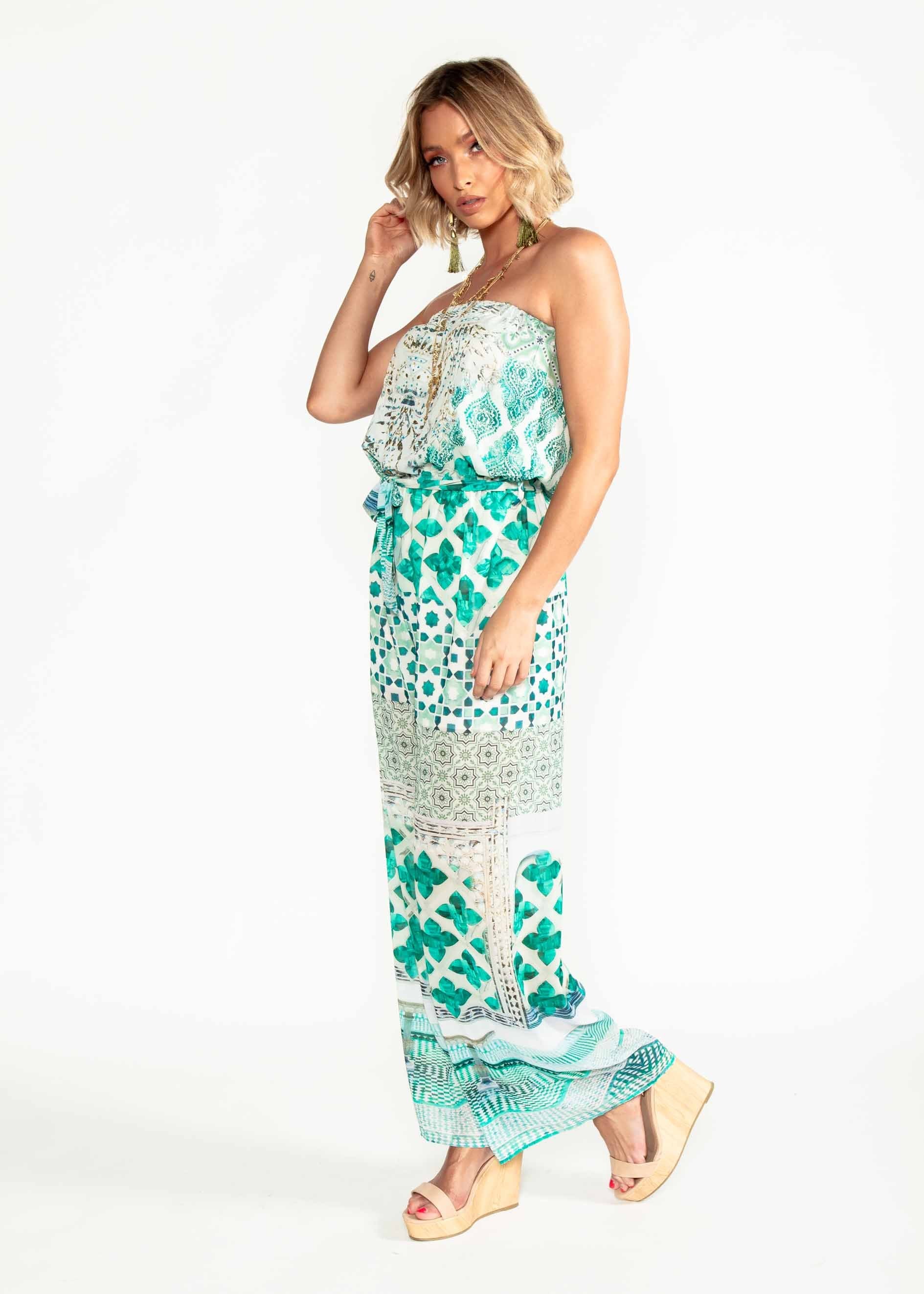 Small Talk Pantsuit - Emerald City