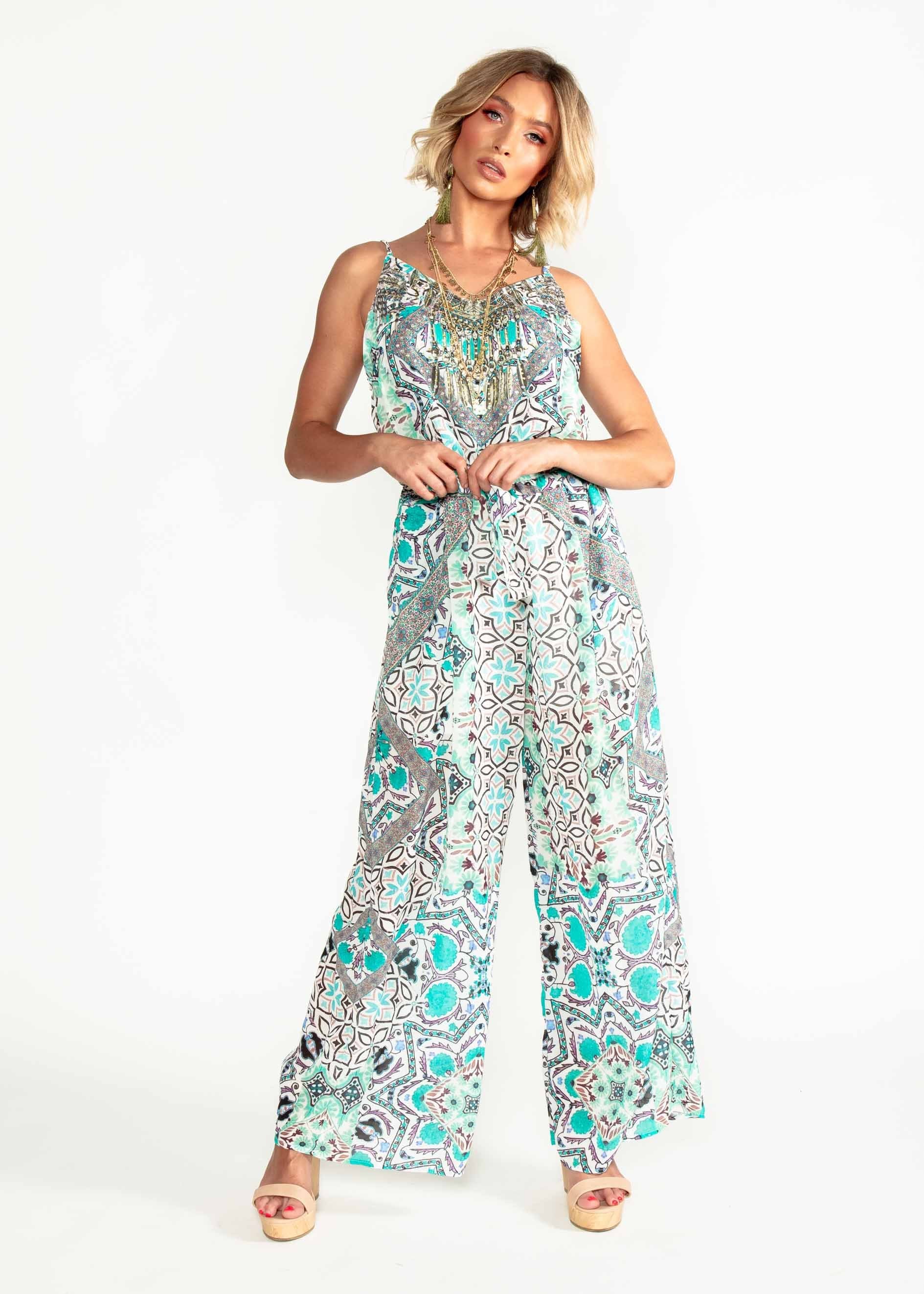 Double Up Pantsuit - Havana