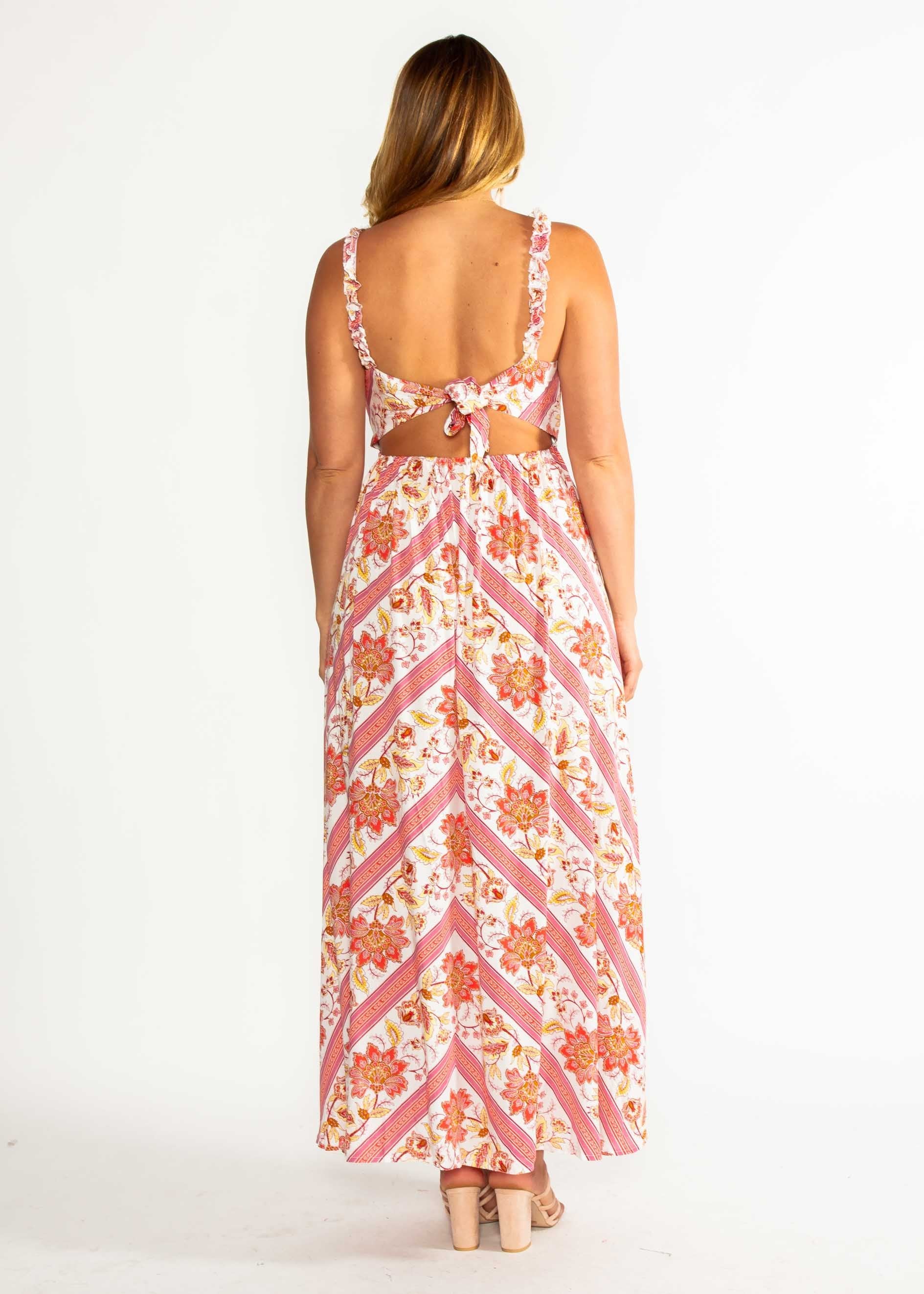 Ultra Violet Maxi Dress - Persian Floral
