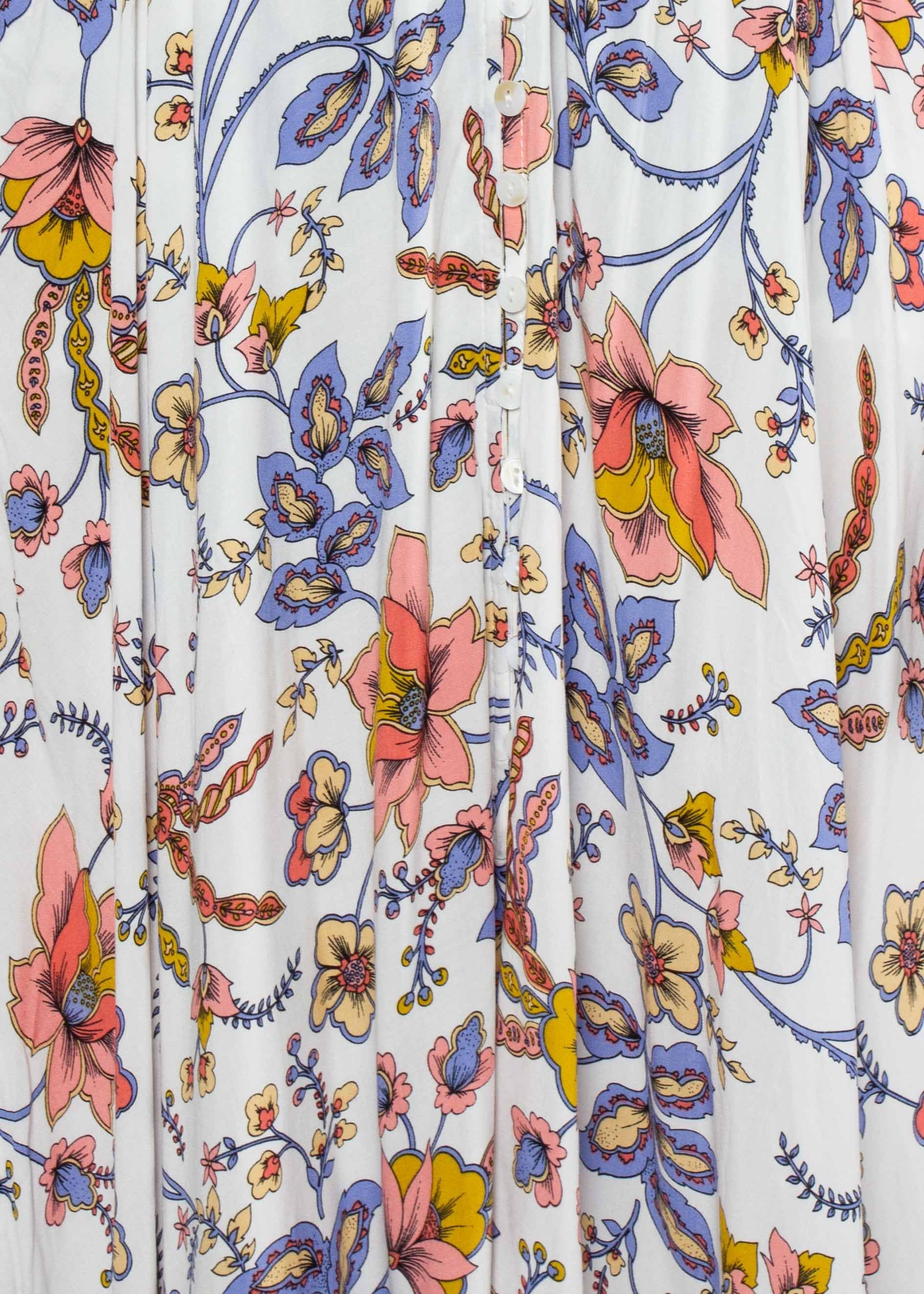 Carmen Maxi Dress - Floral Harvest