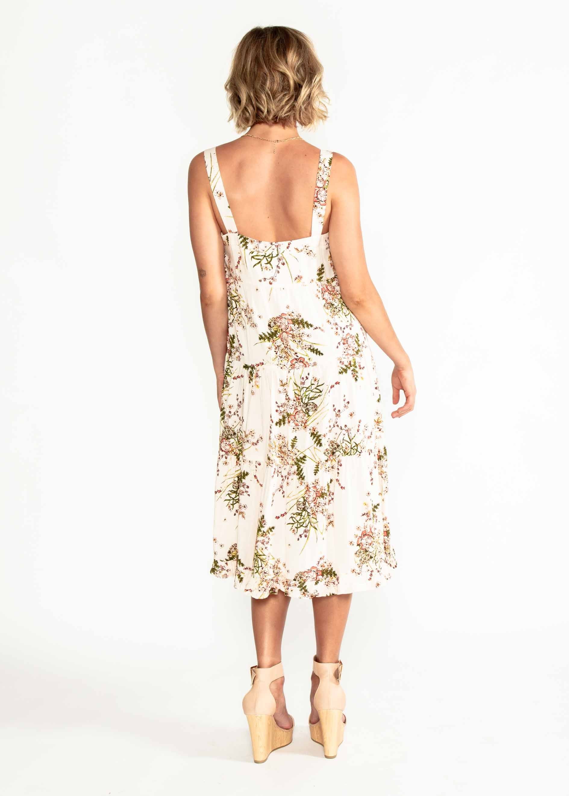 Sweet Life Midi Dress - Nude Splendour