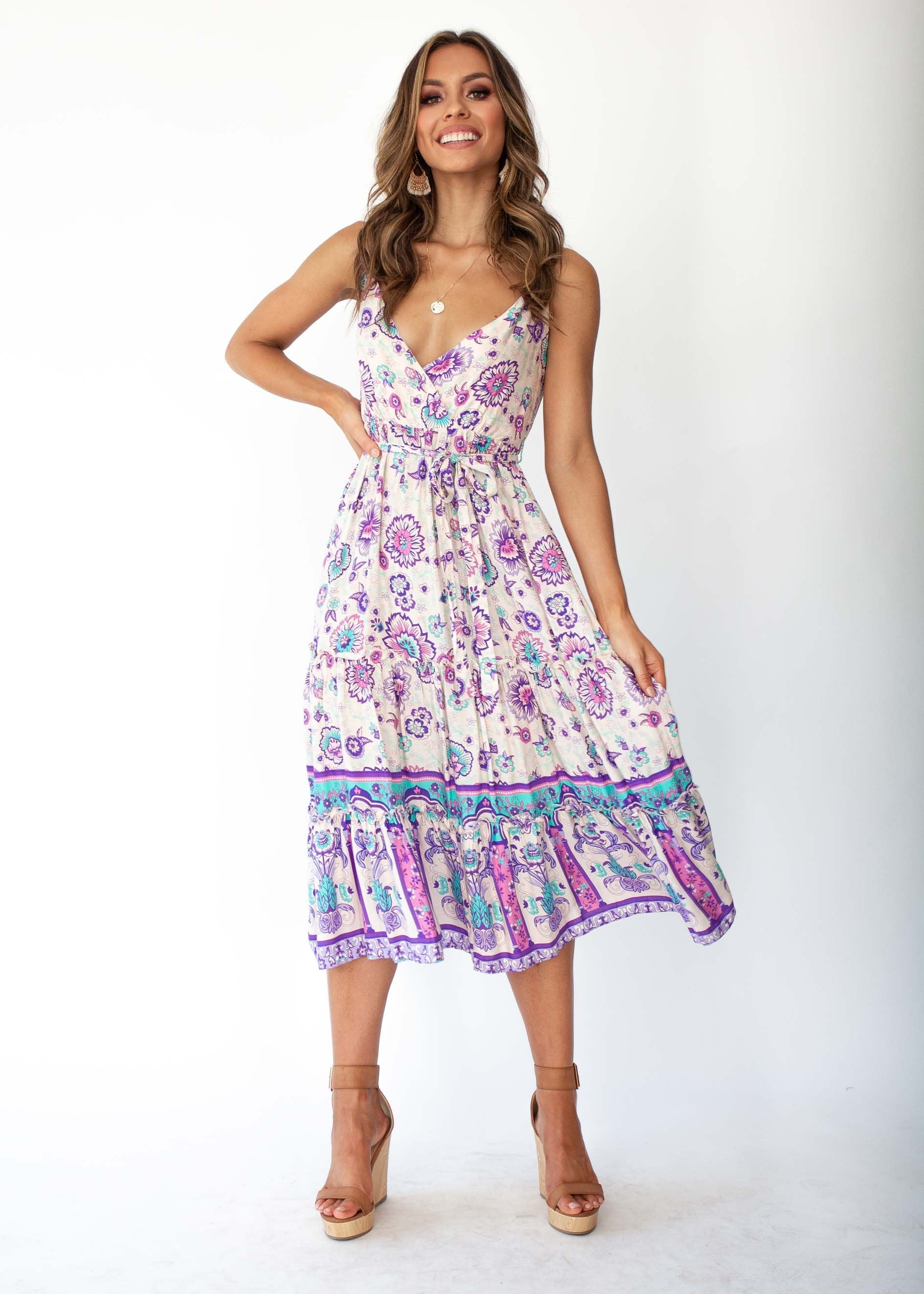 Moondust Midi Dress - Starlight