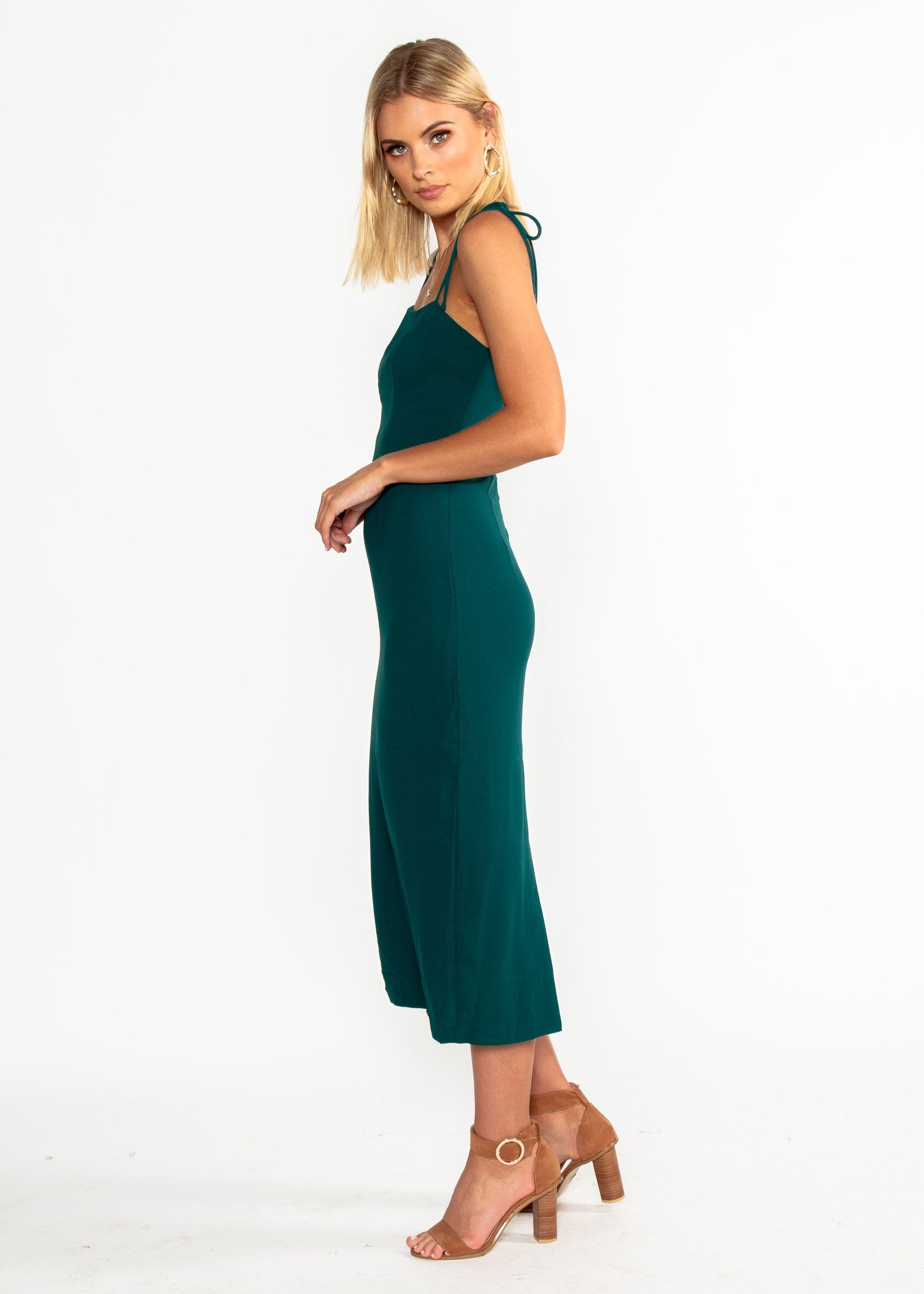 Best Mistake Midi Dress - Emerald